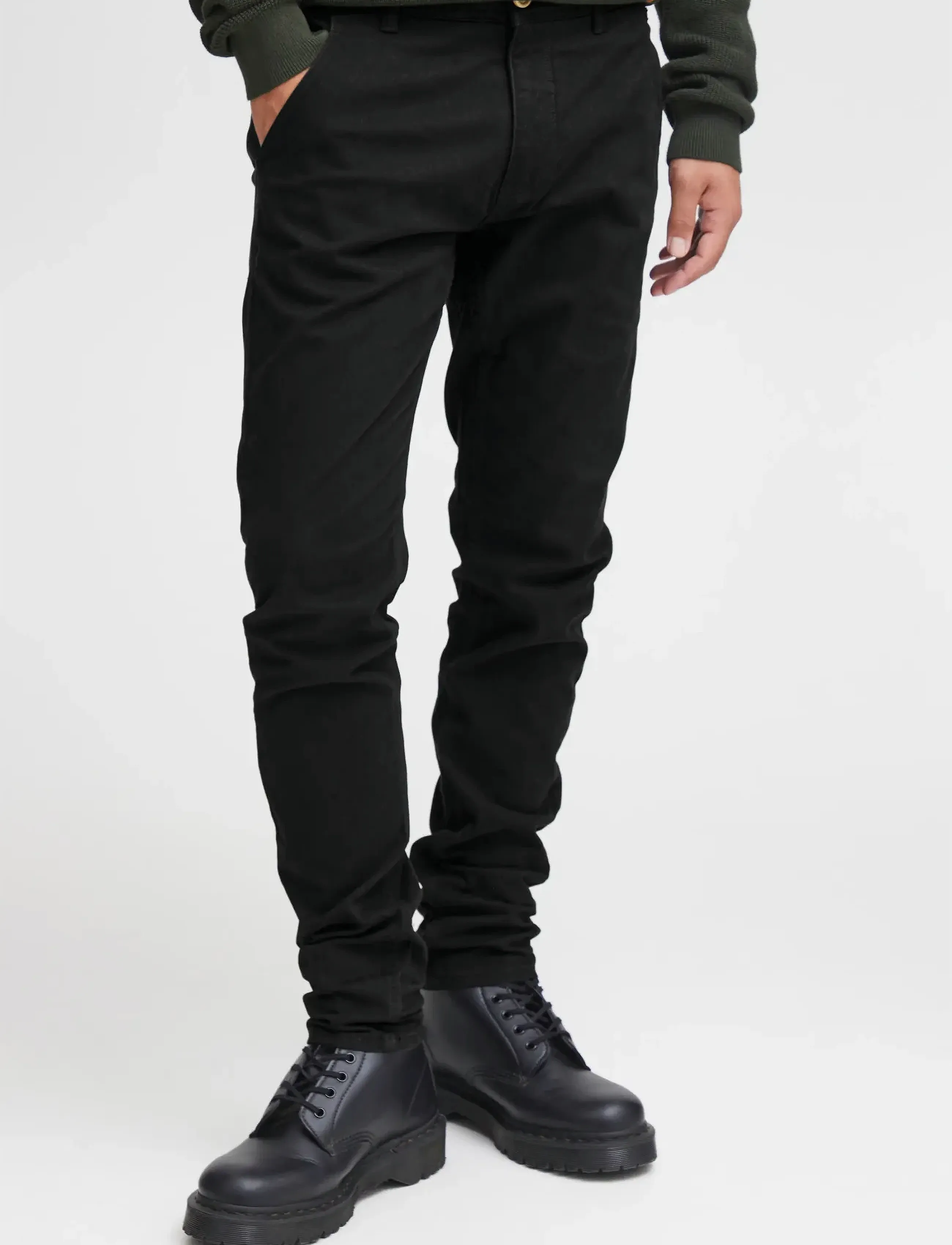 Blend - BHNATAN PANTS - chinos - black - 5