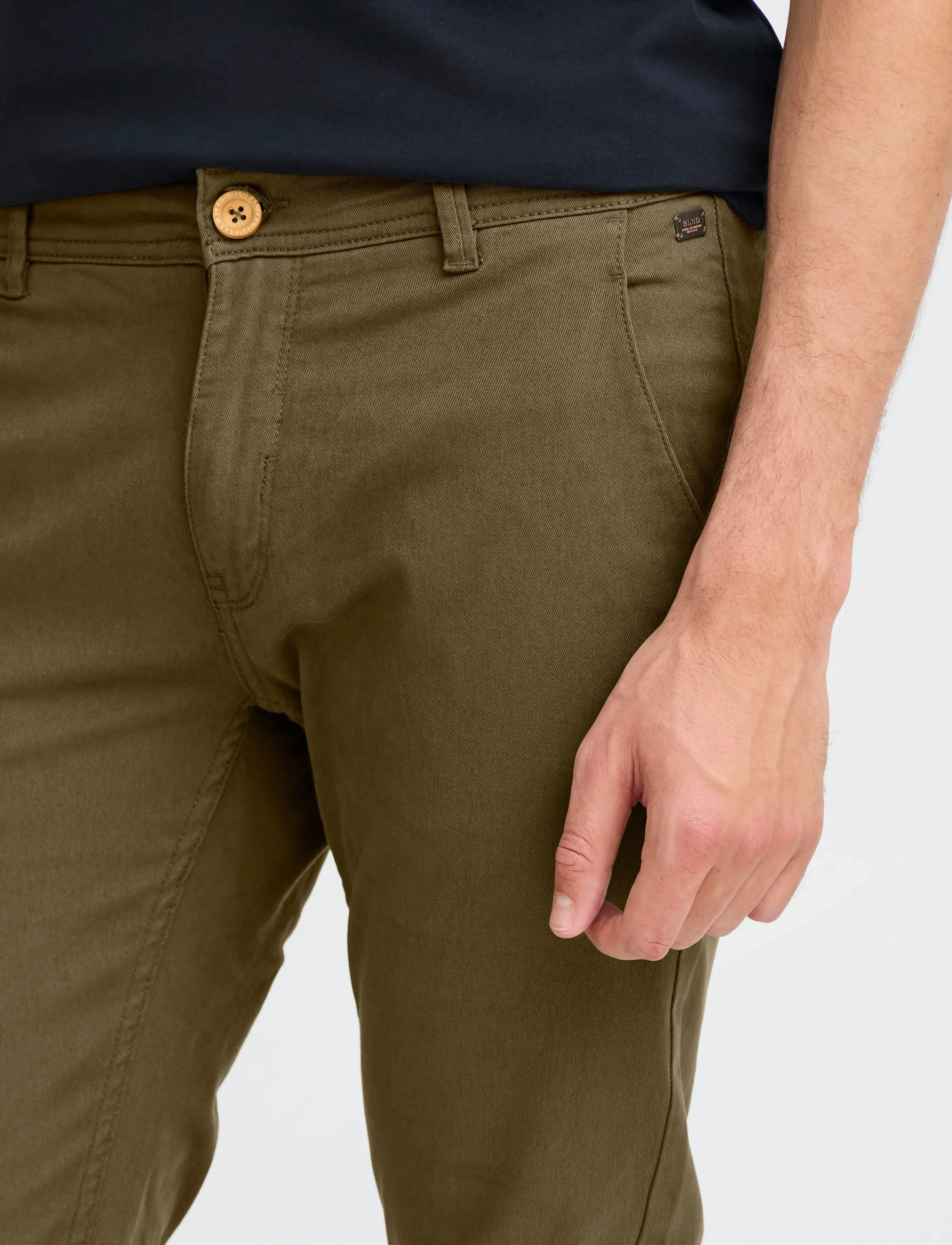Blend - BHNATAN PANTS - chinos - olive night green - 5
