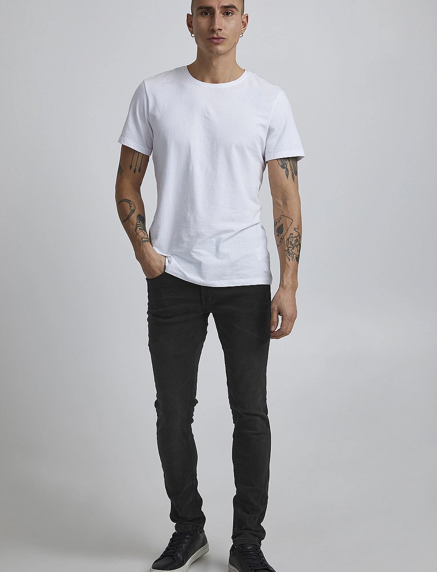 Blend - Jet fit - kitsad teksad - denim black - 4