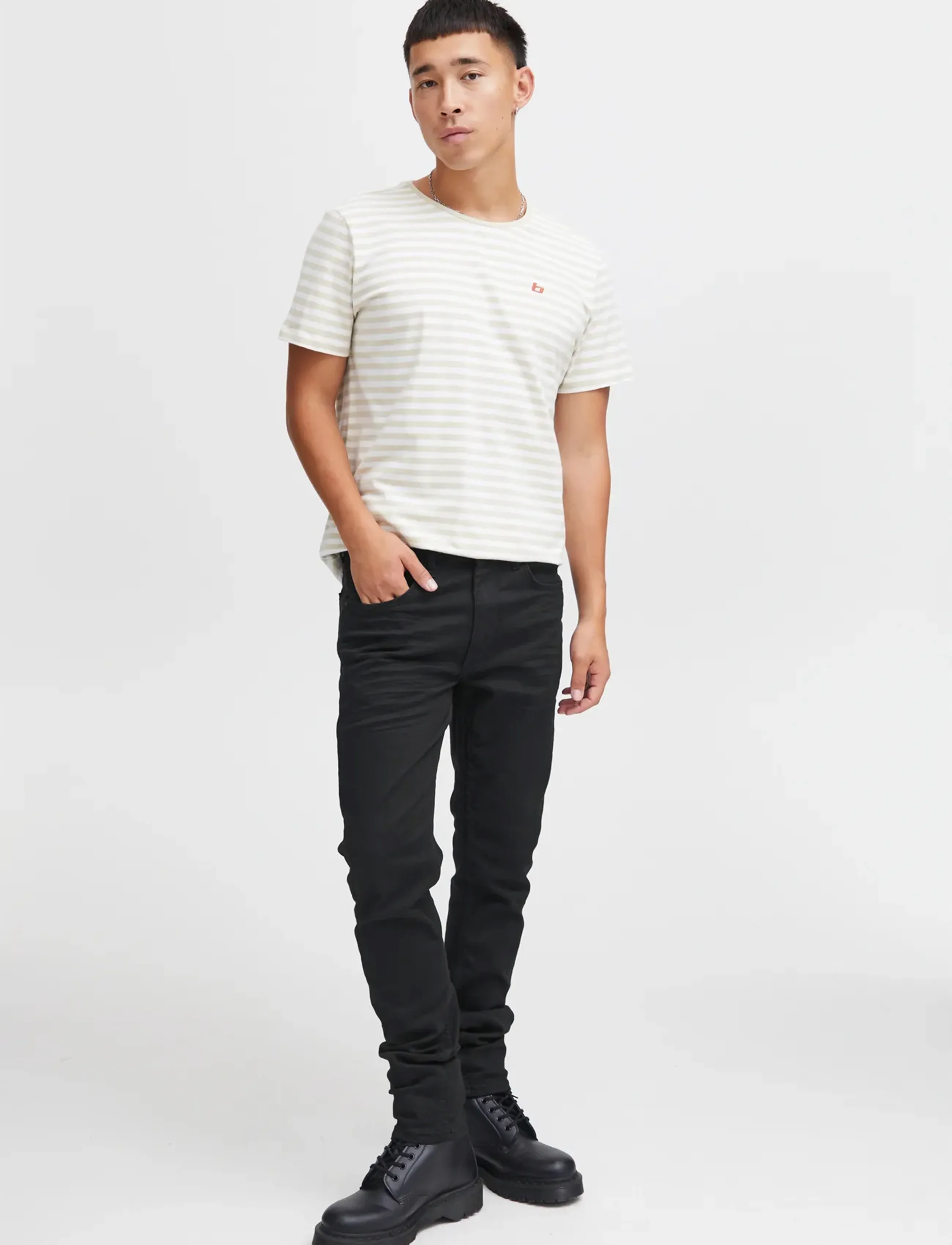 Blend BHJET SLIM MULTFLX 7721 NOOS - Skinny jeans - DENIM BLACK / black