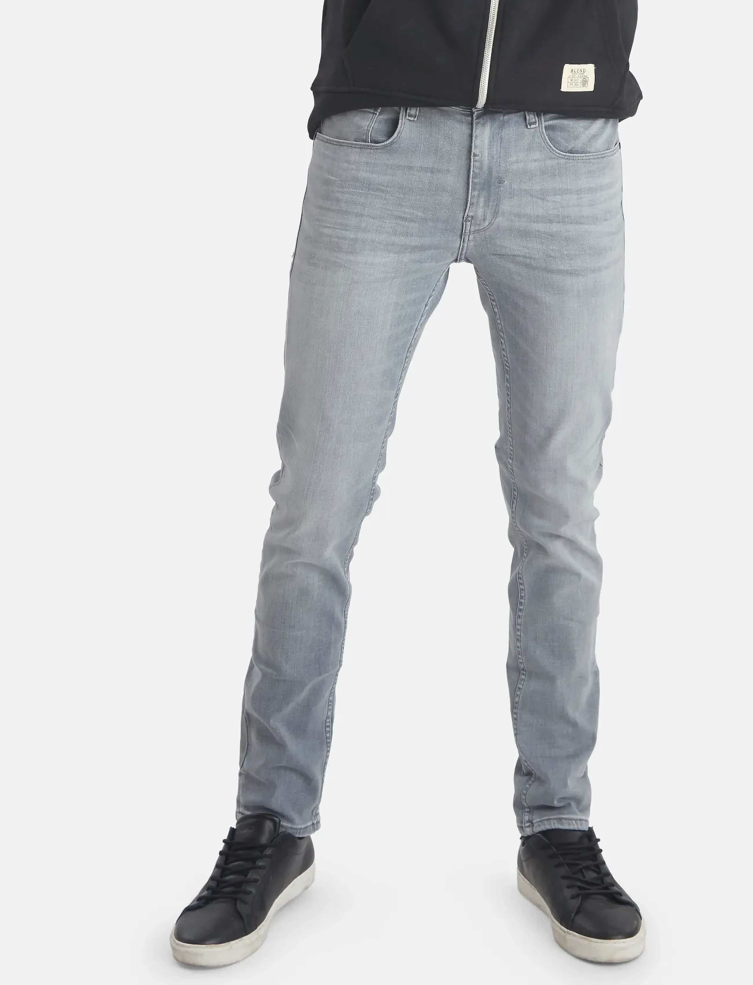 Blend BHJET SLIM MULTFLX 7721 NOOS - Streetstyle - DENIM GREY / blue
