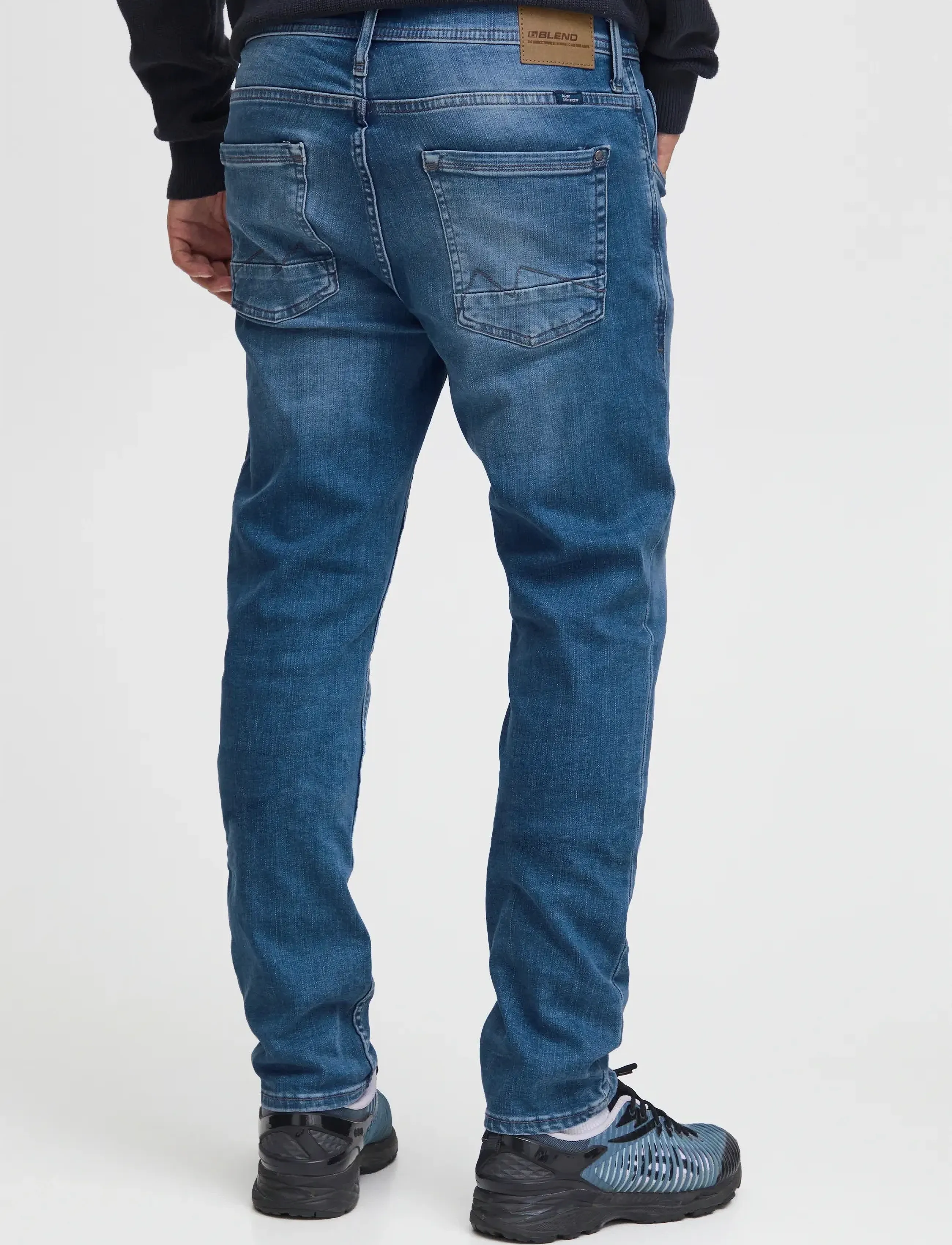 Blend - BHJET SLIM MULTFLX 7721 NOOS - män - denim middle blue - 4