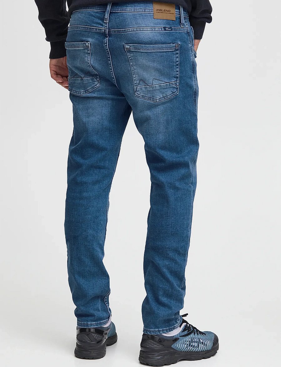 Blend - BHJET SLIM MULTFLX 7721 NOOS - skinny jeans - denim middle blue - 4