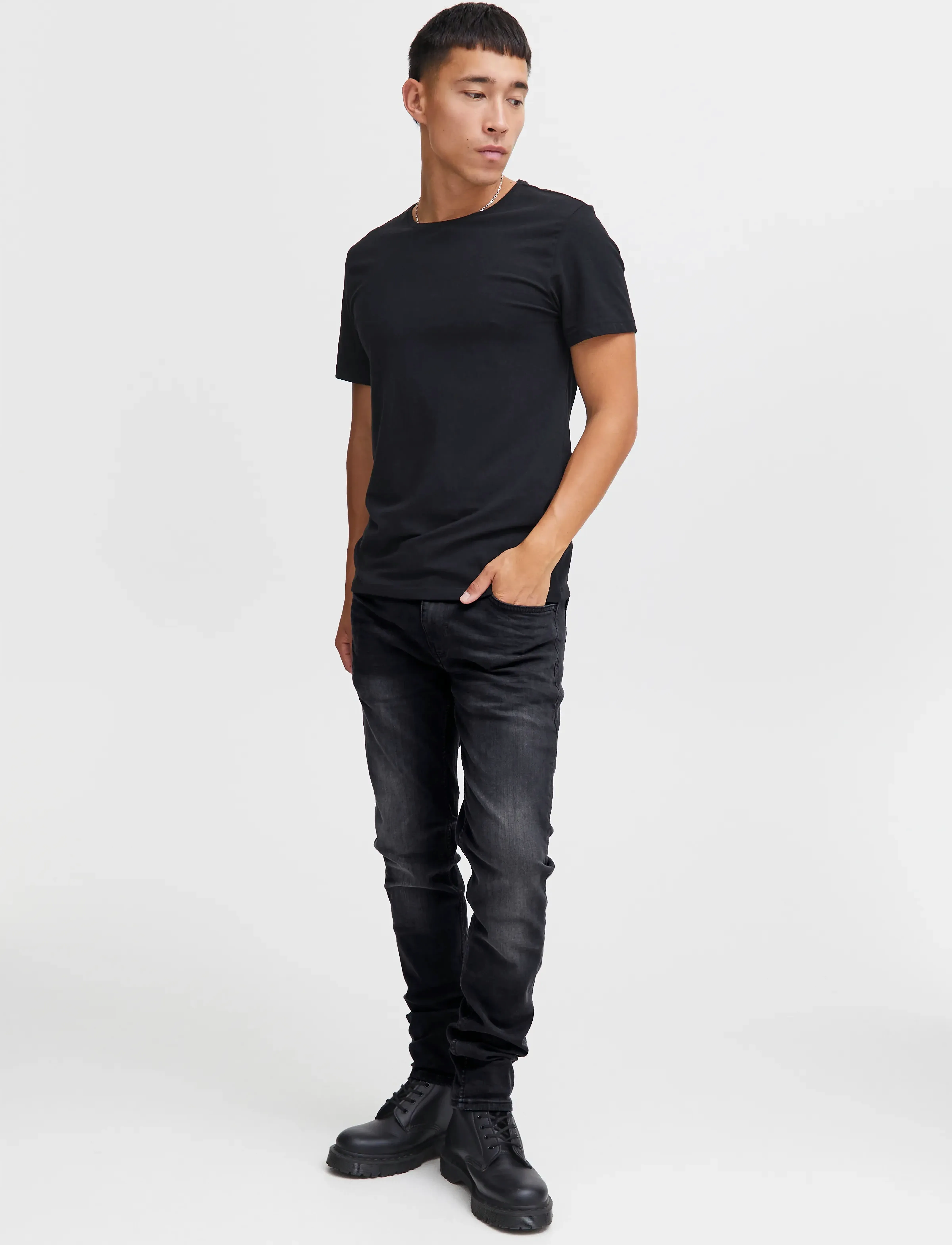 Blend Jet fit Multiflex - Looks for less - DENIM WASHED BLACK / black