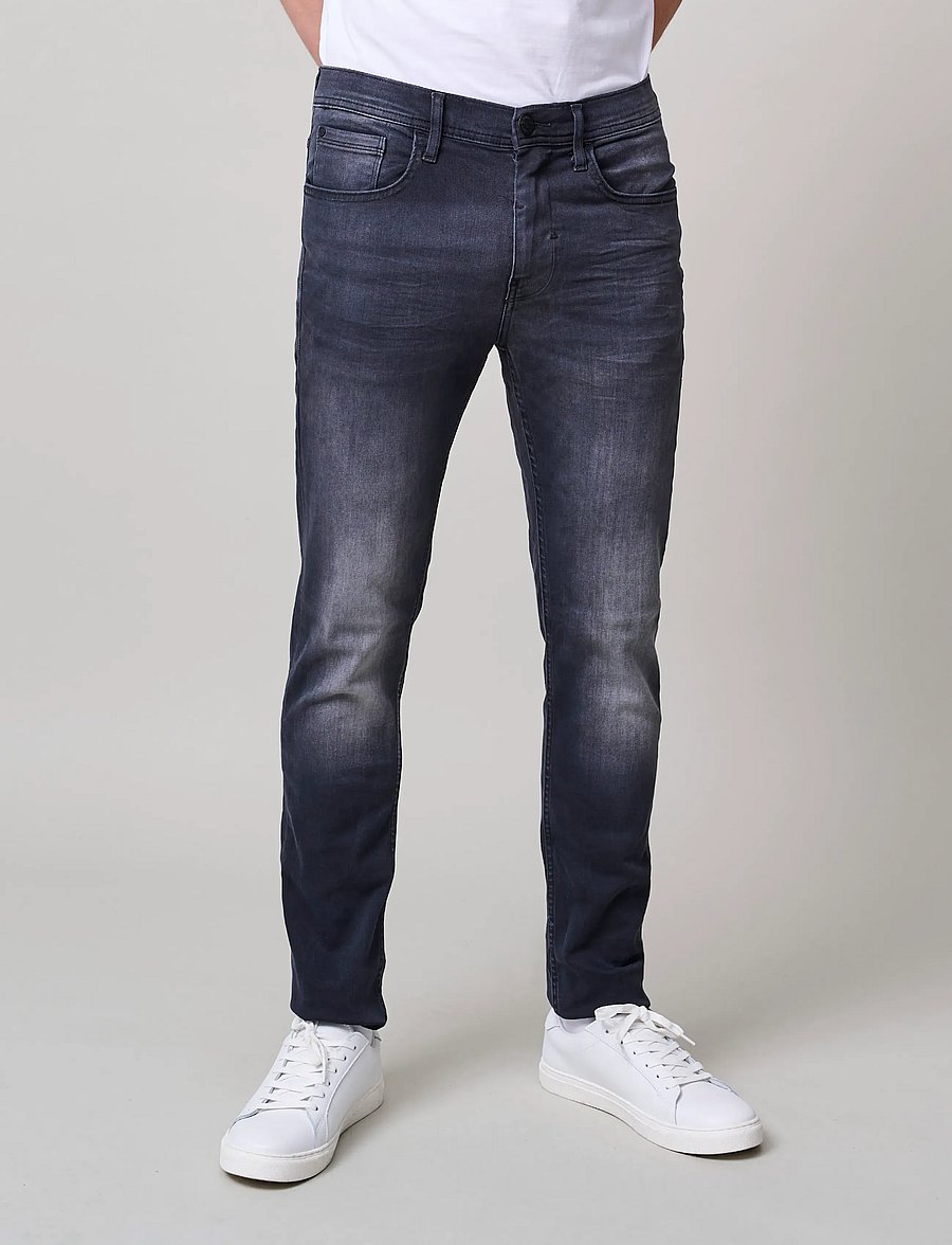 Blend - BHJET SLIM MULTFLX 7721 NOOS - liibuvad teksad - denim washed black - 3