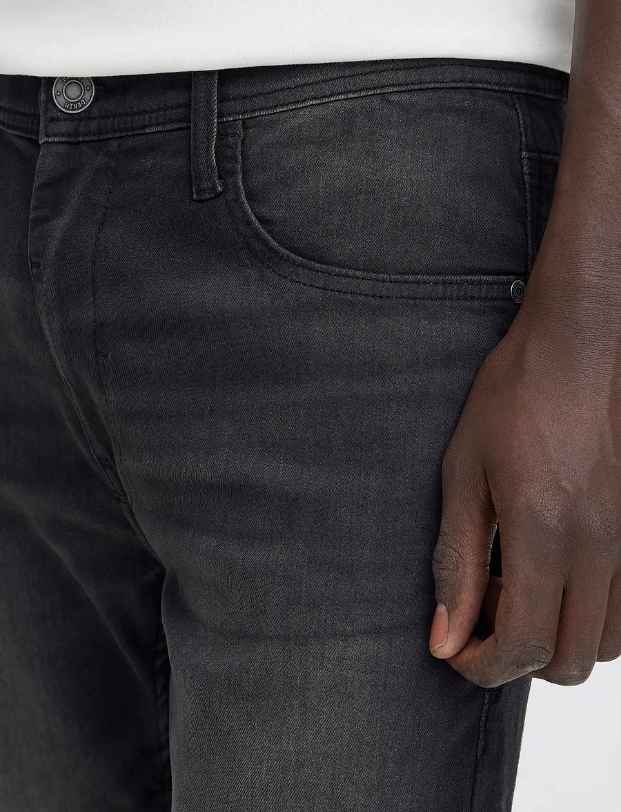 Blend - BHJET SLIM MULTFLX 7721 NOOS - liibuvad teksad - denim washed black - 5