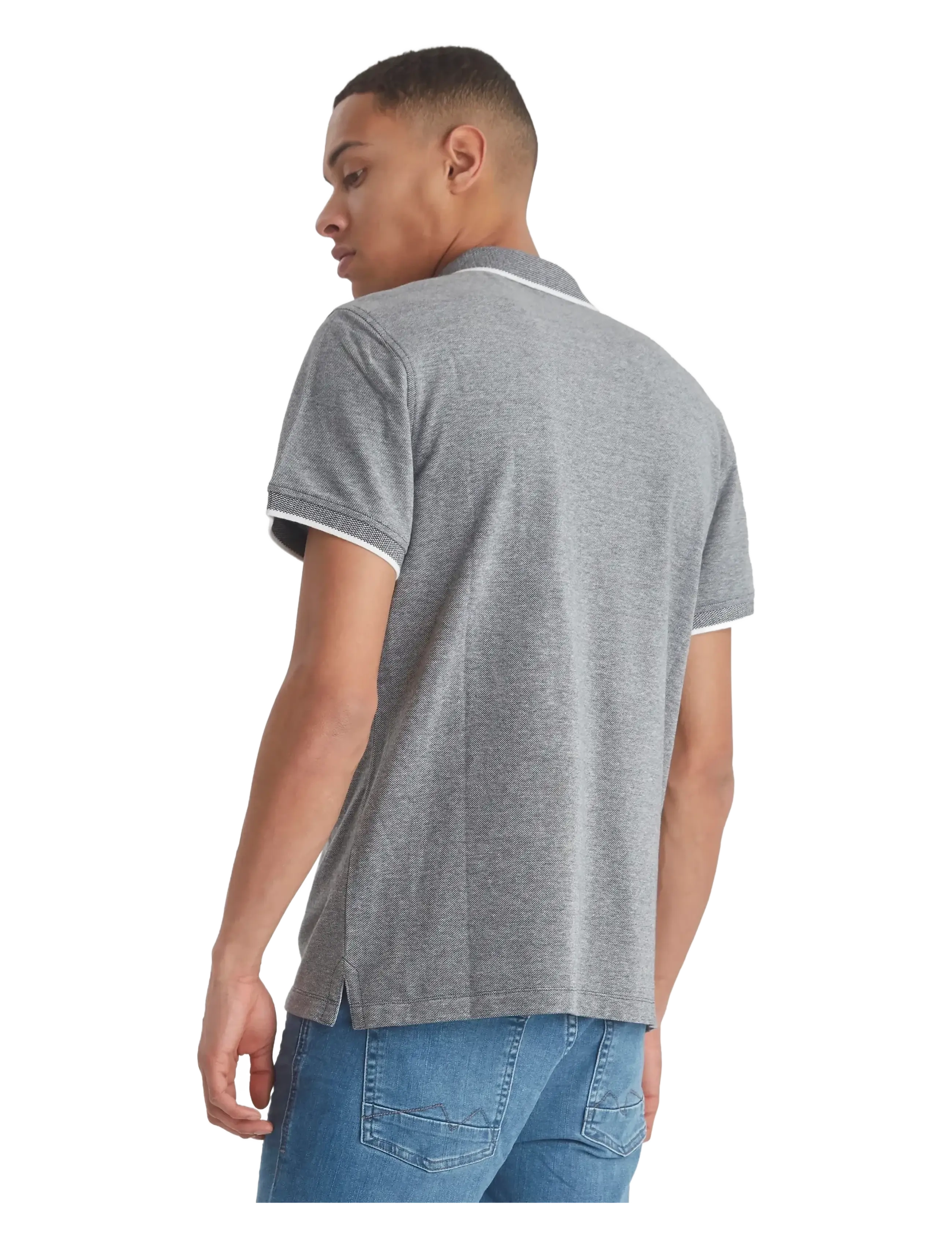 Blend BHNATE POLO NOOS - Kleidung - BLACK / grey