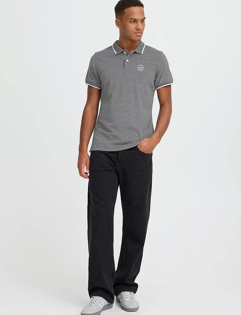 Blend - BHNATE poloshirt - kortærmede poloer - black - 0