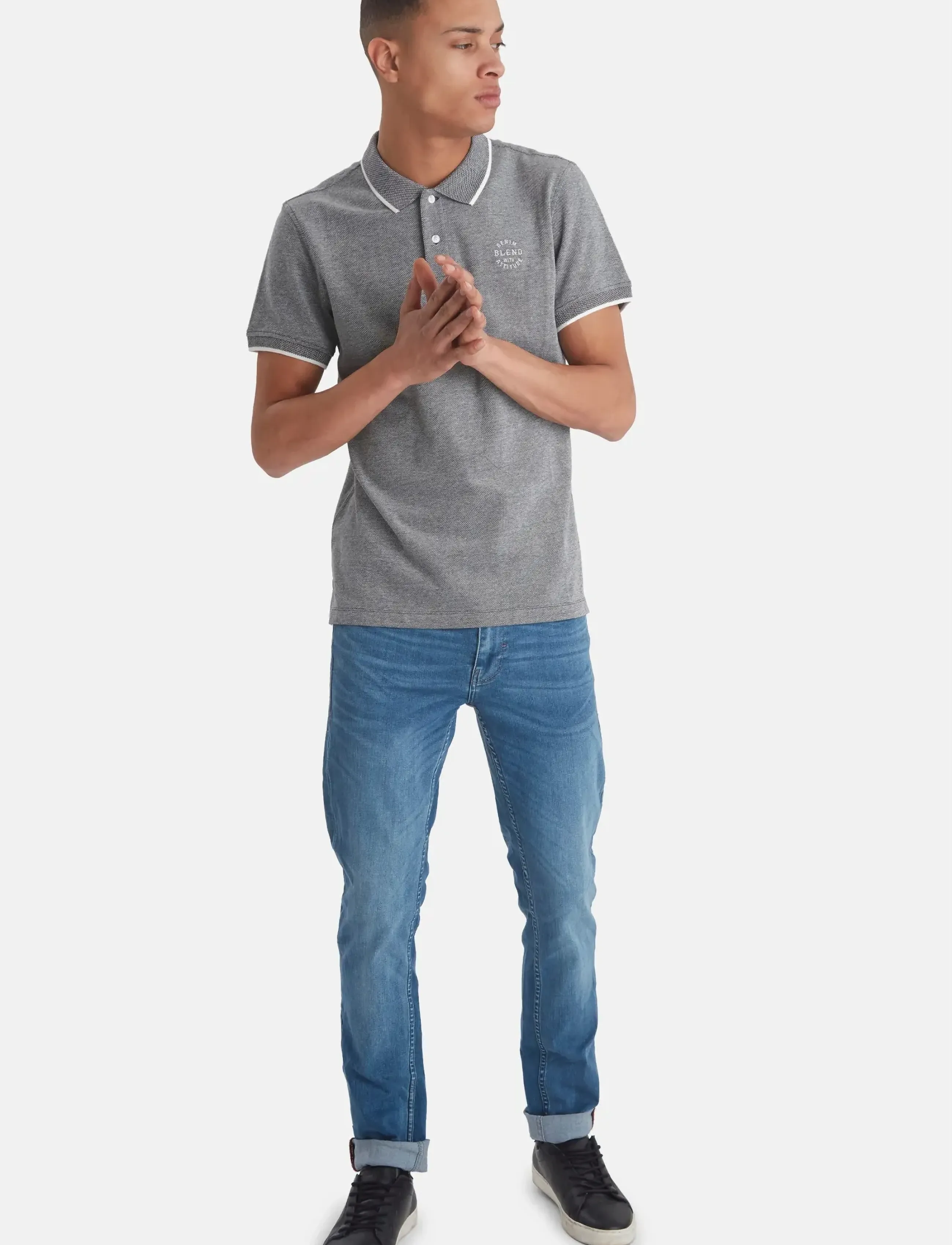 BLEND Bhnate Polo Noos pikéer herr – bild 4