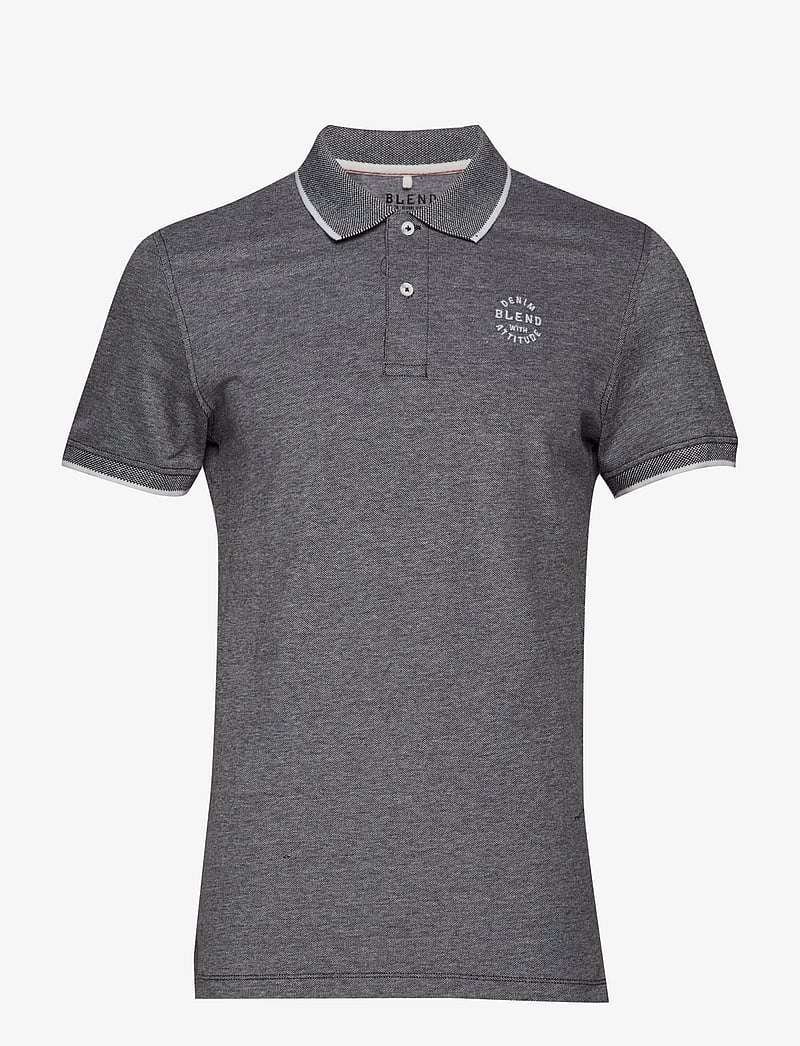 Blend - BHNATE poloshirt - kortærmede poloer - black - 2