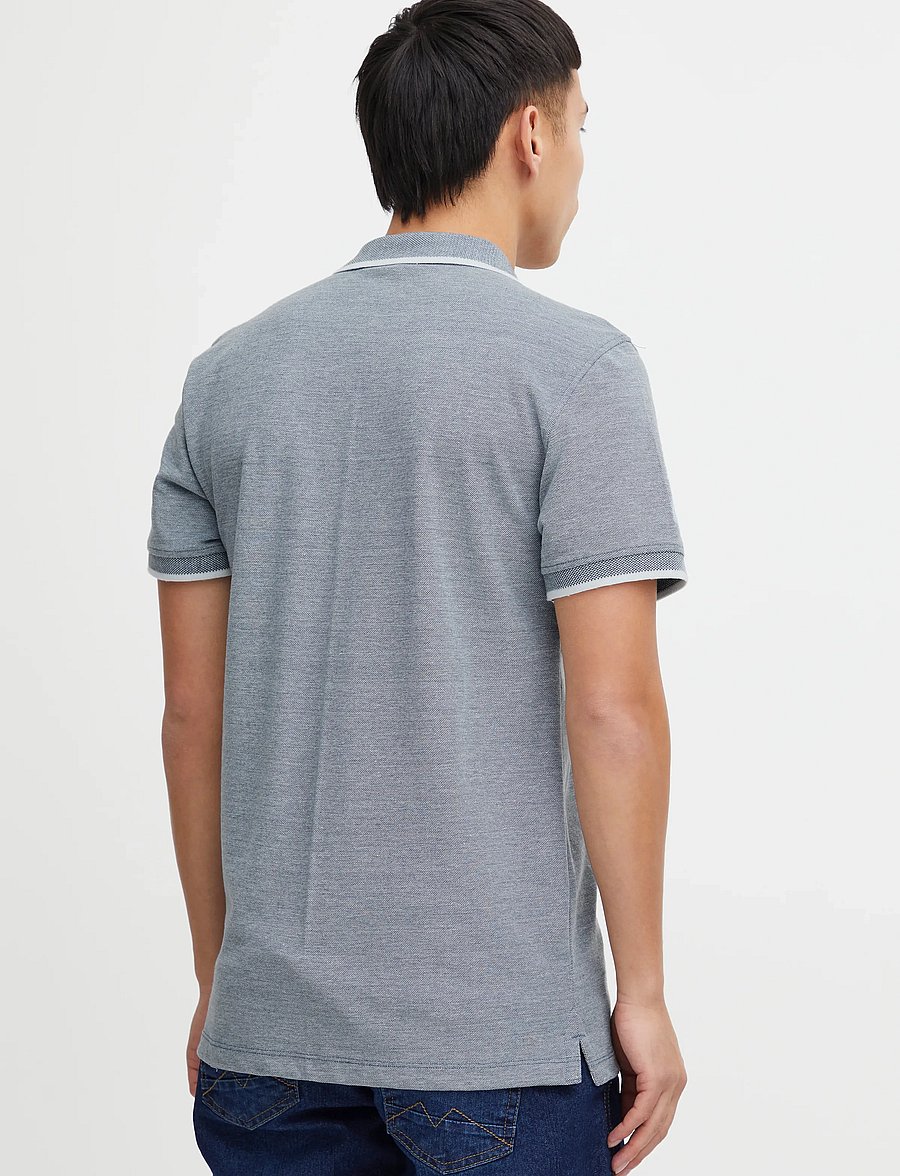 Blend - BHNATE POLO NOOS - short-sleeved polos - denim blue - 4