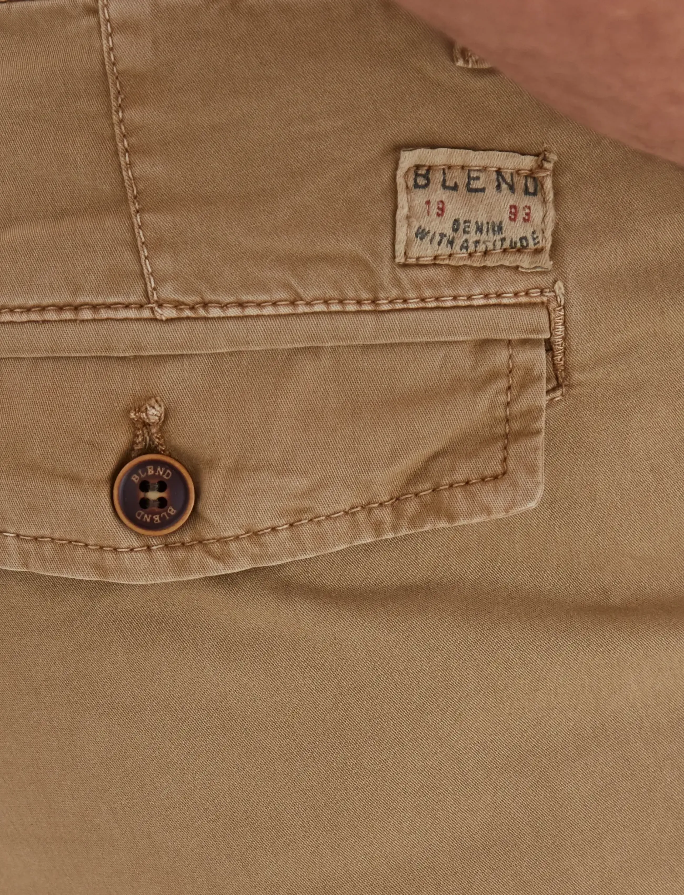 Blend - BHNAN pants - cargo-buxur - sand brown - 5