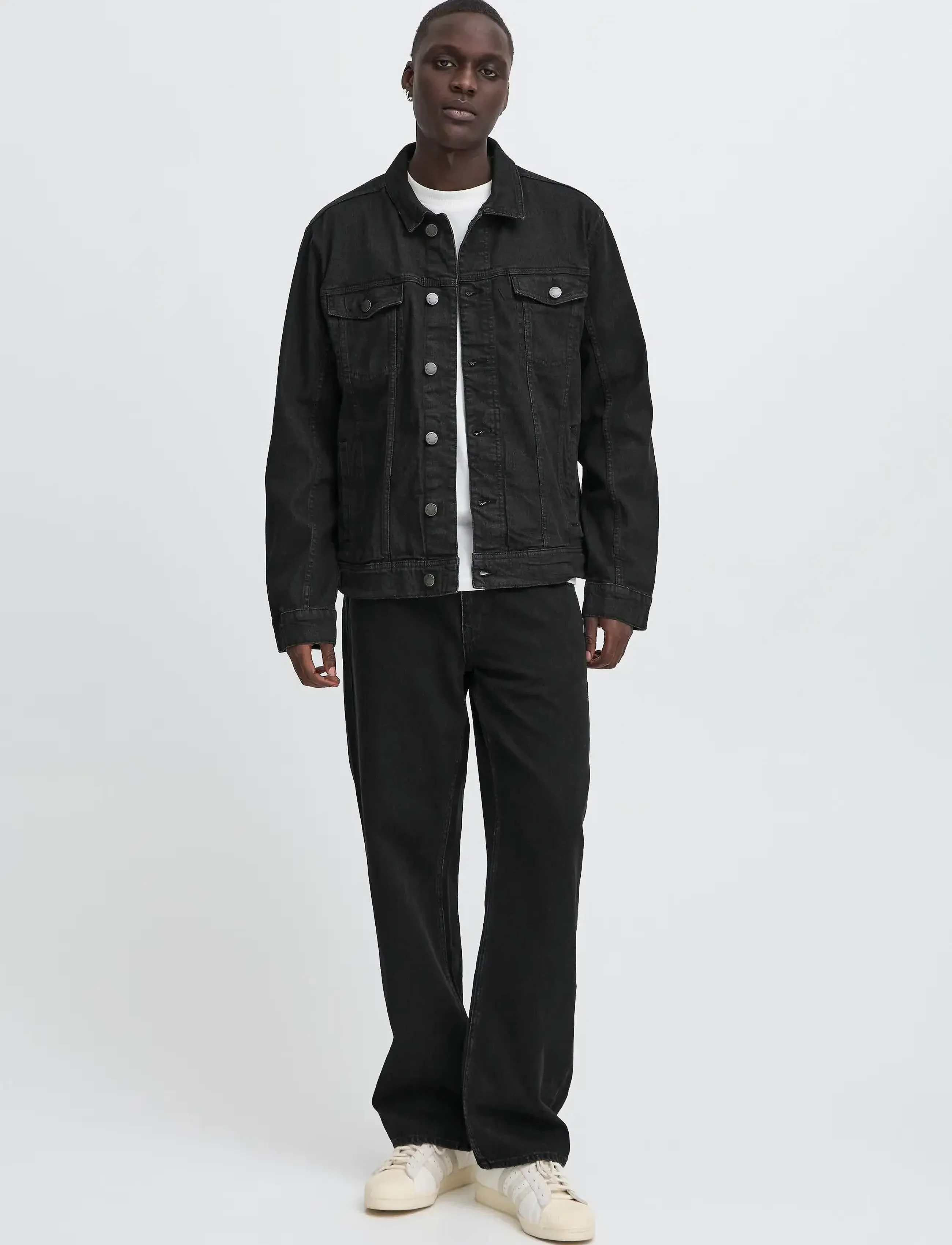 Blend Bhnaril Denim Jacket Noos, Mænd, Denimjakke, Sort, Str: S