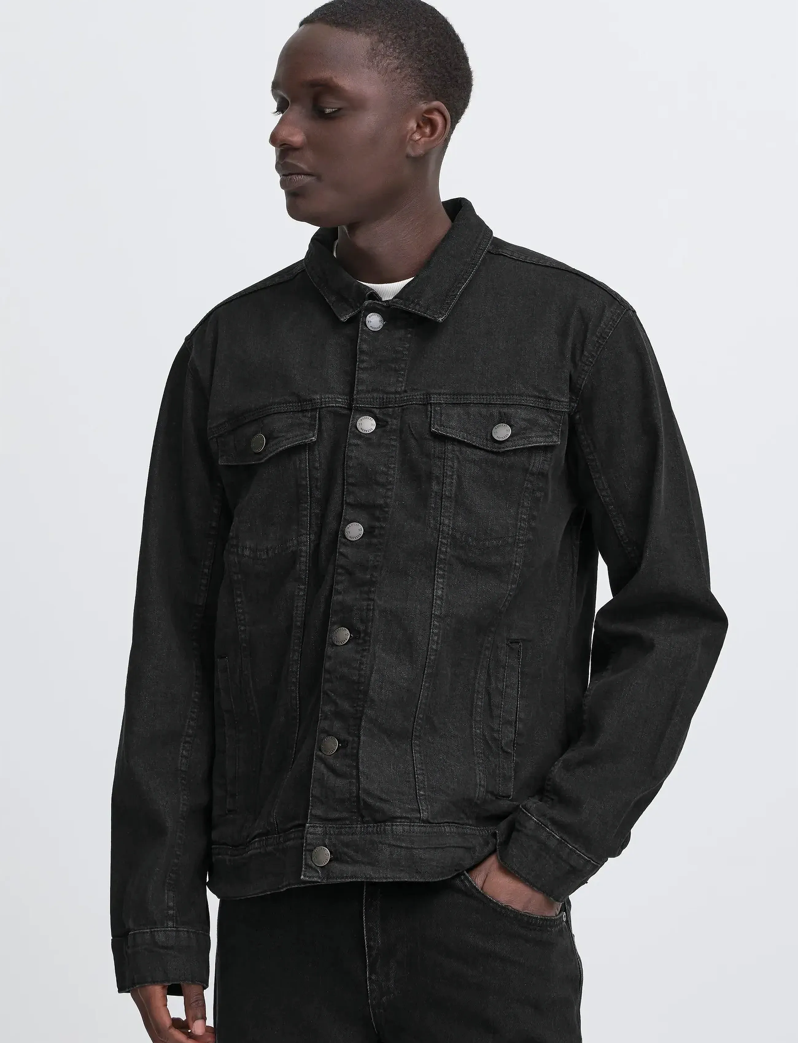 Blend - BHNARIL Outerwear - spring jackets - denim black - 5