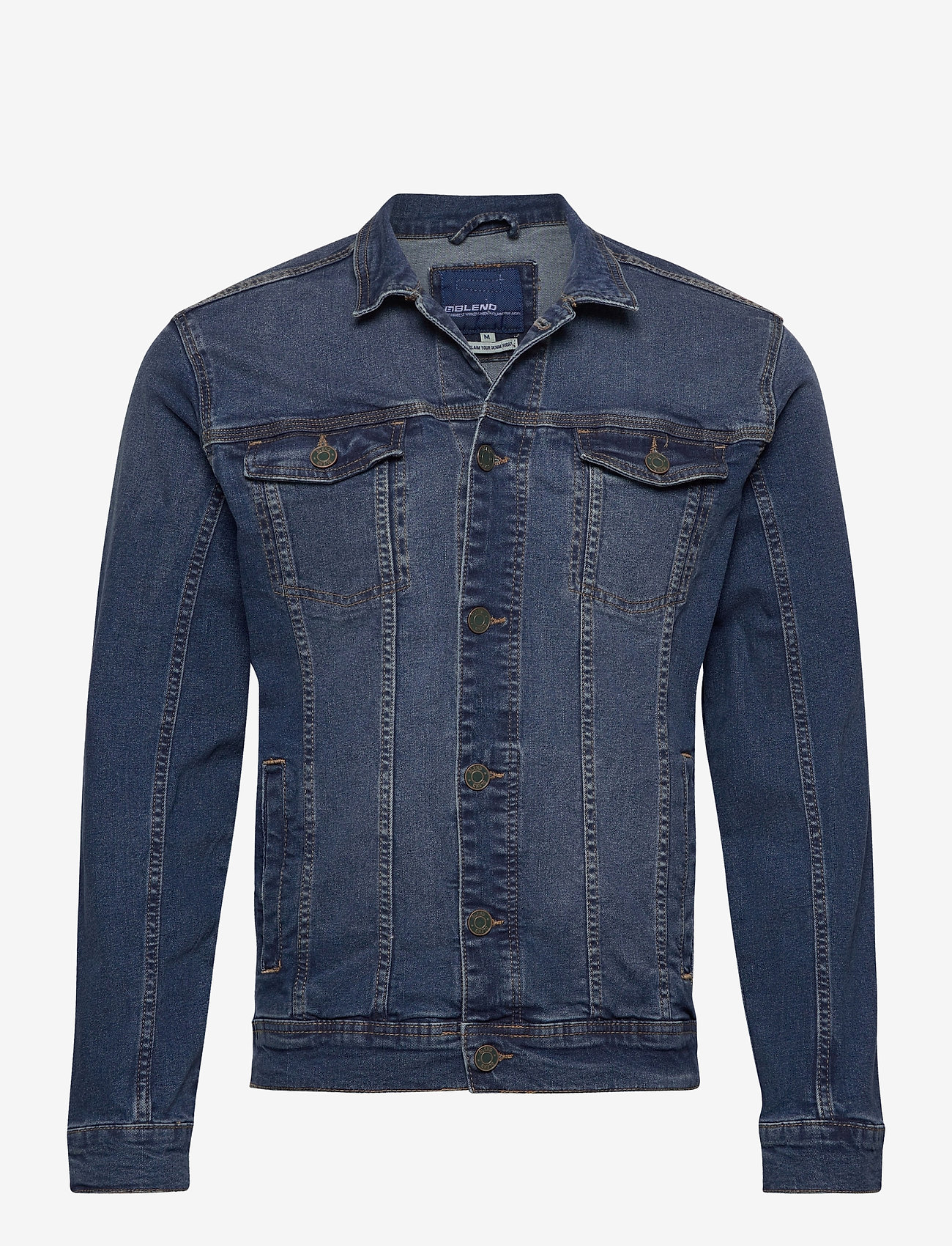 Blend - BHNARIL DENIM JACKET NOOS - teksatagid - denim dark blue - 0