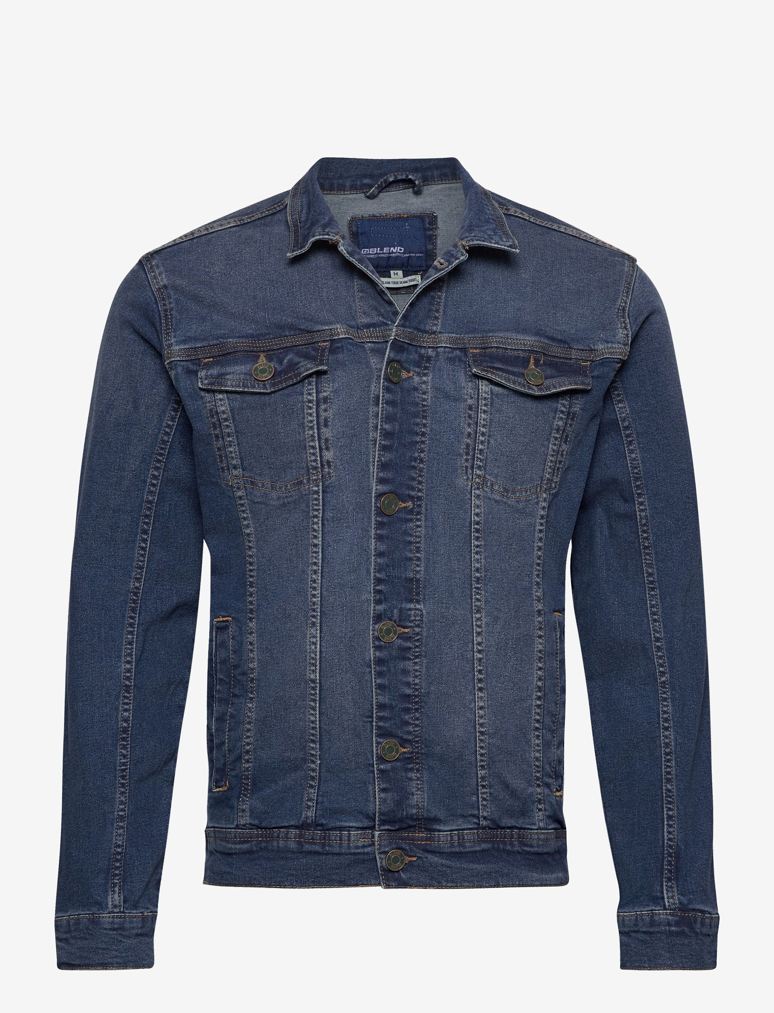 BHNARIL DENIM JACKET NOOS - DENIM DARK BLUE