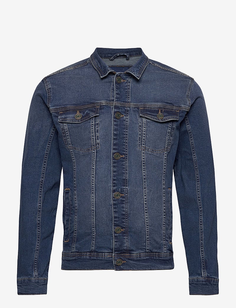 Blend - BHNARIL DENIM JACKET NOOS - ungefütterte denimjacken - denim dark blue - 2