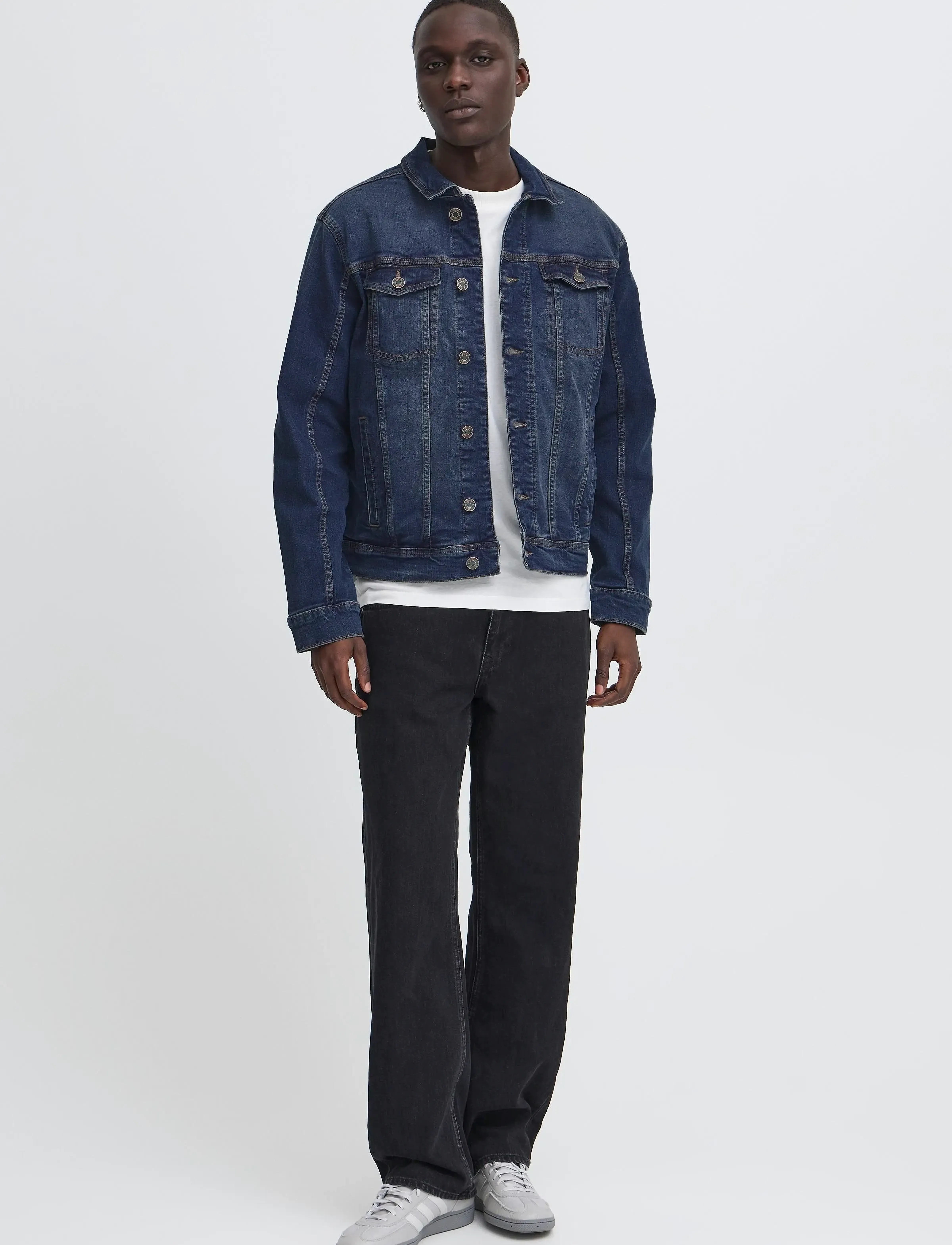 Blend BHNARIL DENIM JACKET NOOS - Jacken - DENIM DARK BLUE / blue
