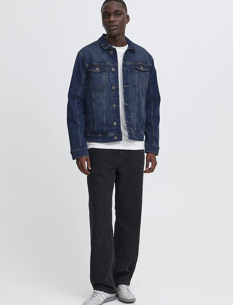 Blend - BHNARIL Outerwear - ungefütterte denimjacken - denim dark blue - 0