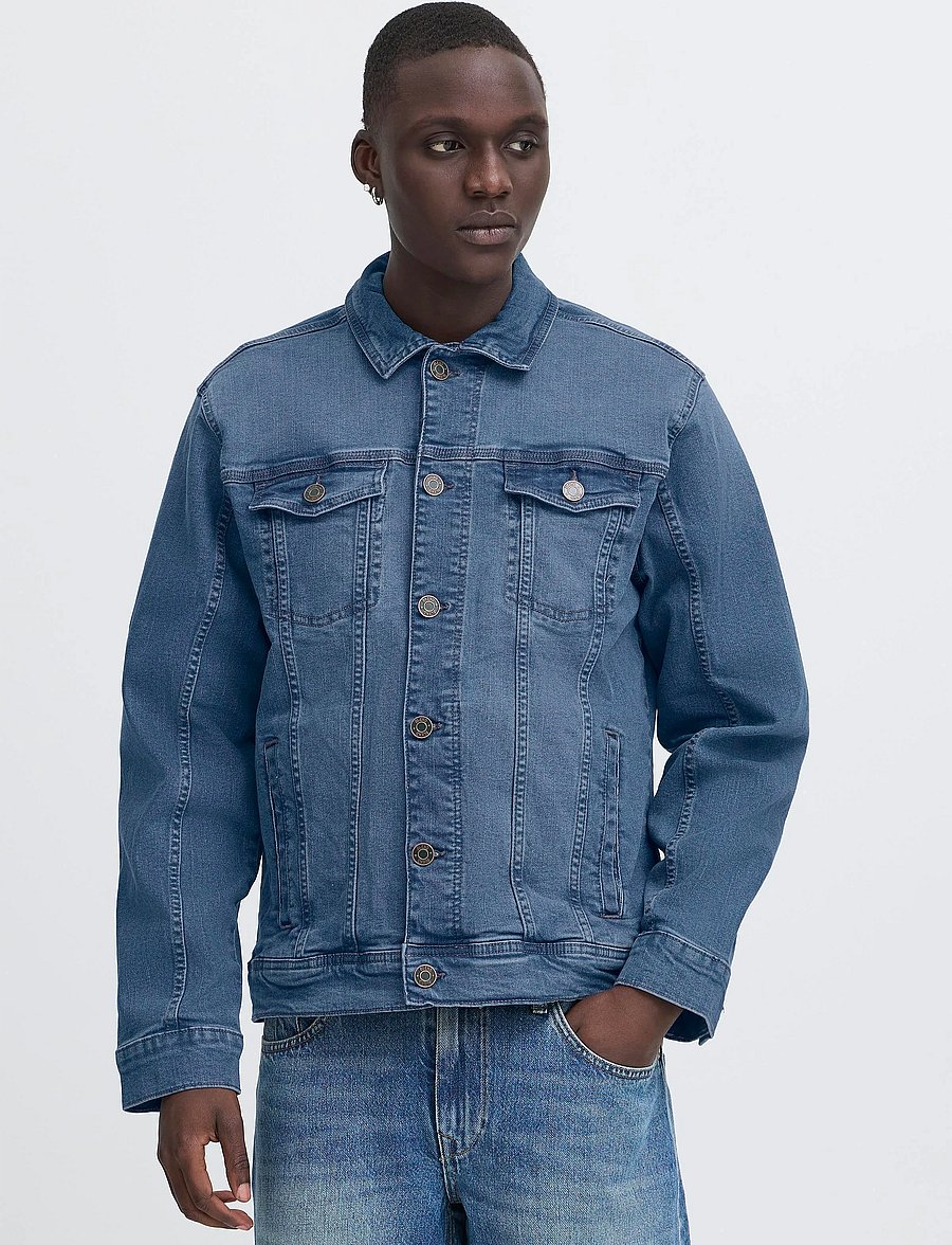 Blend - BHNARIL Outerwear - ungefütterte denimjacken - denim middle blue - 5