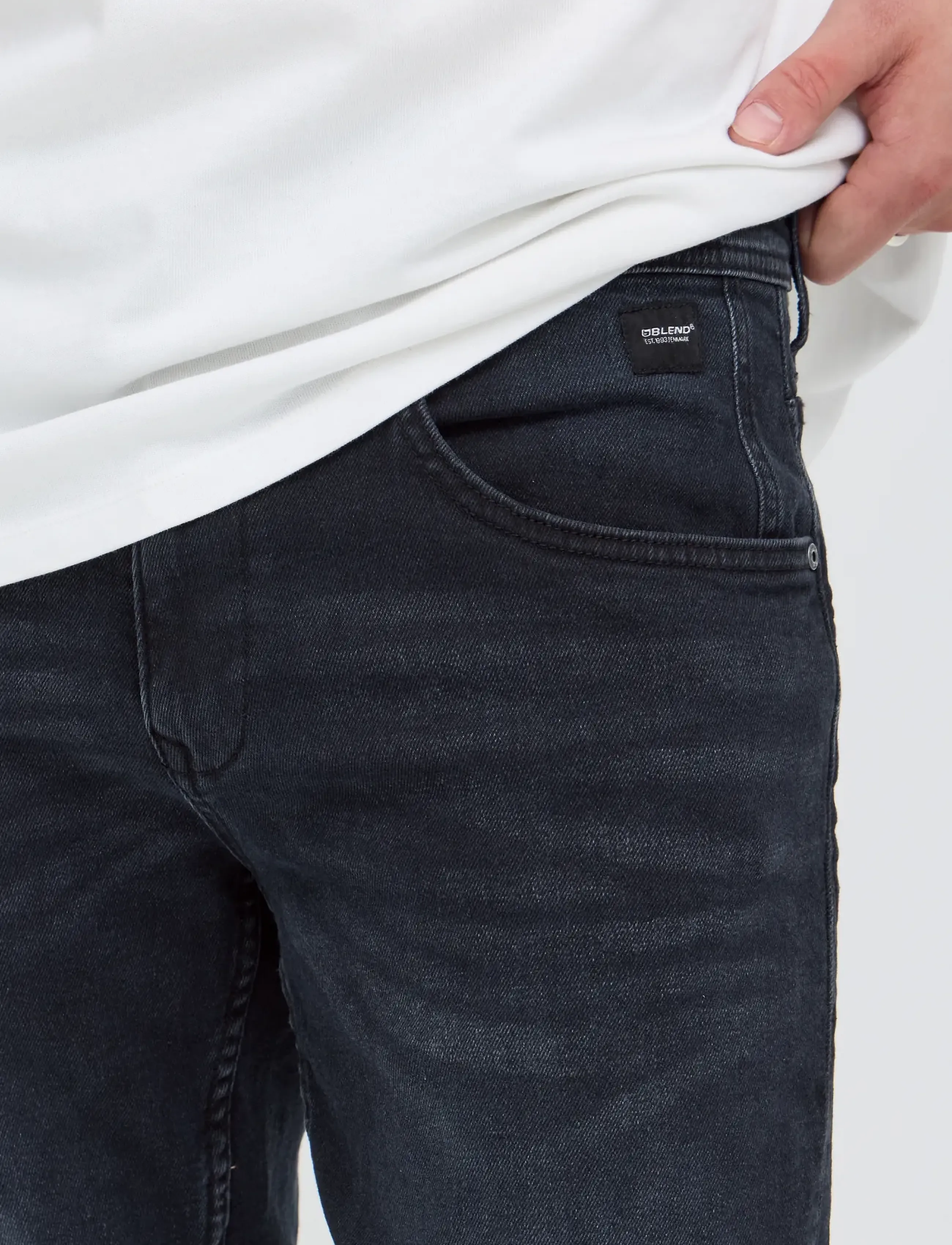 Blend - BHTWISTER SLM/REG 0811 NOOS - slim jeans - denim washed black - 4