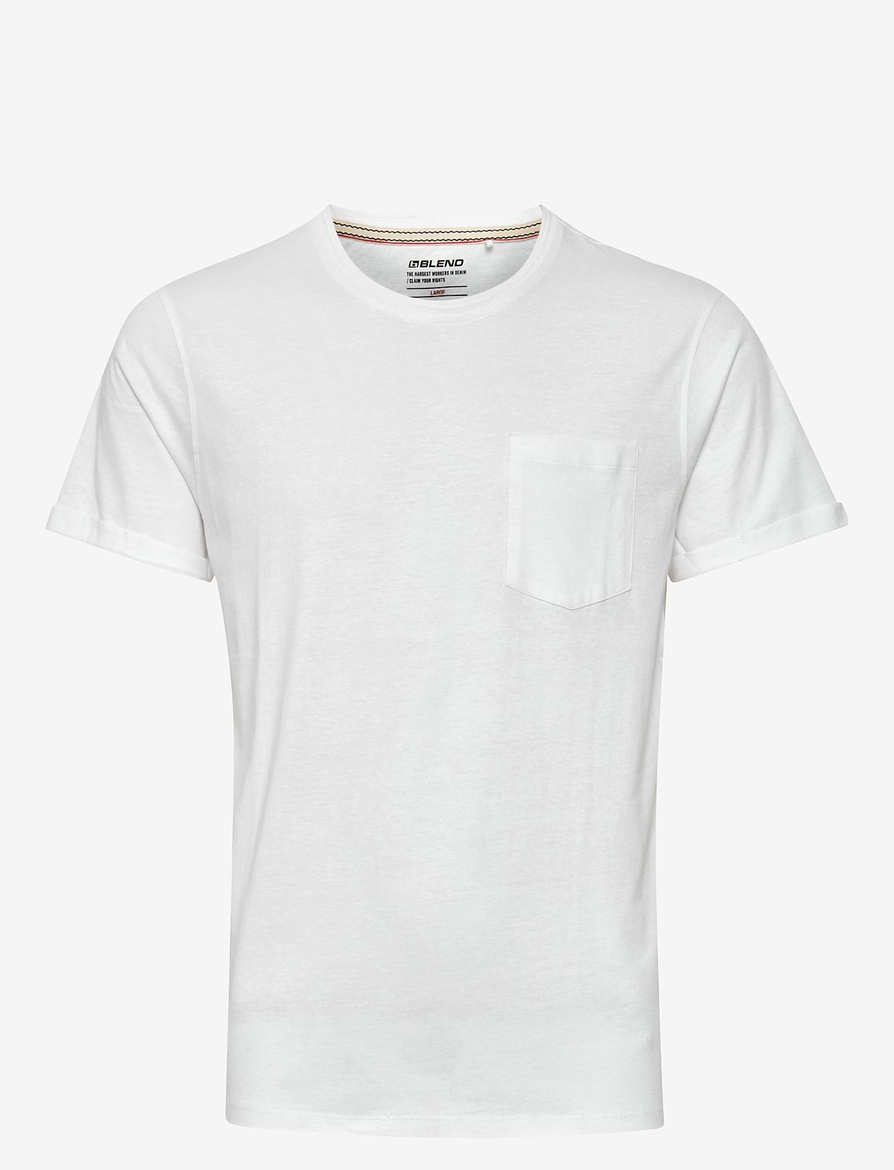 Blend - BHNASIR - Tee - kortærmede t-shirts - bright white - 1