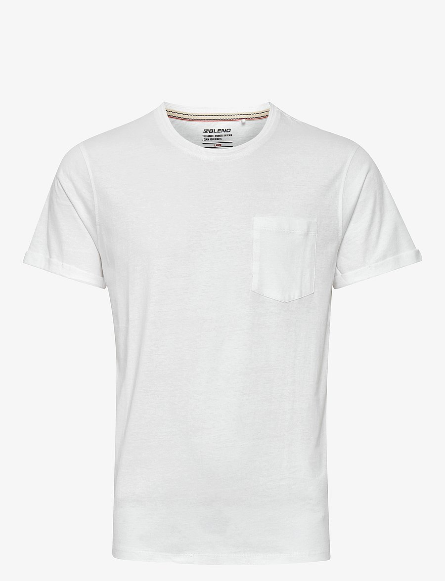 Blend - BHNASIR TEE NOOS - lühikeste varrukatega t-särgid - bright white - 1