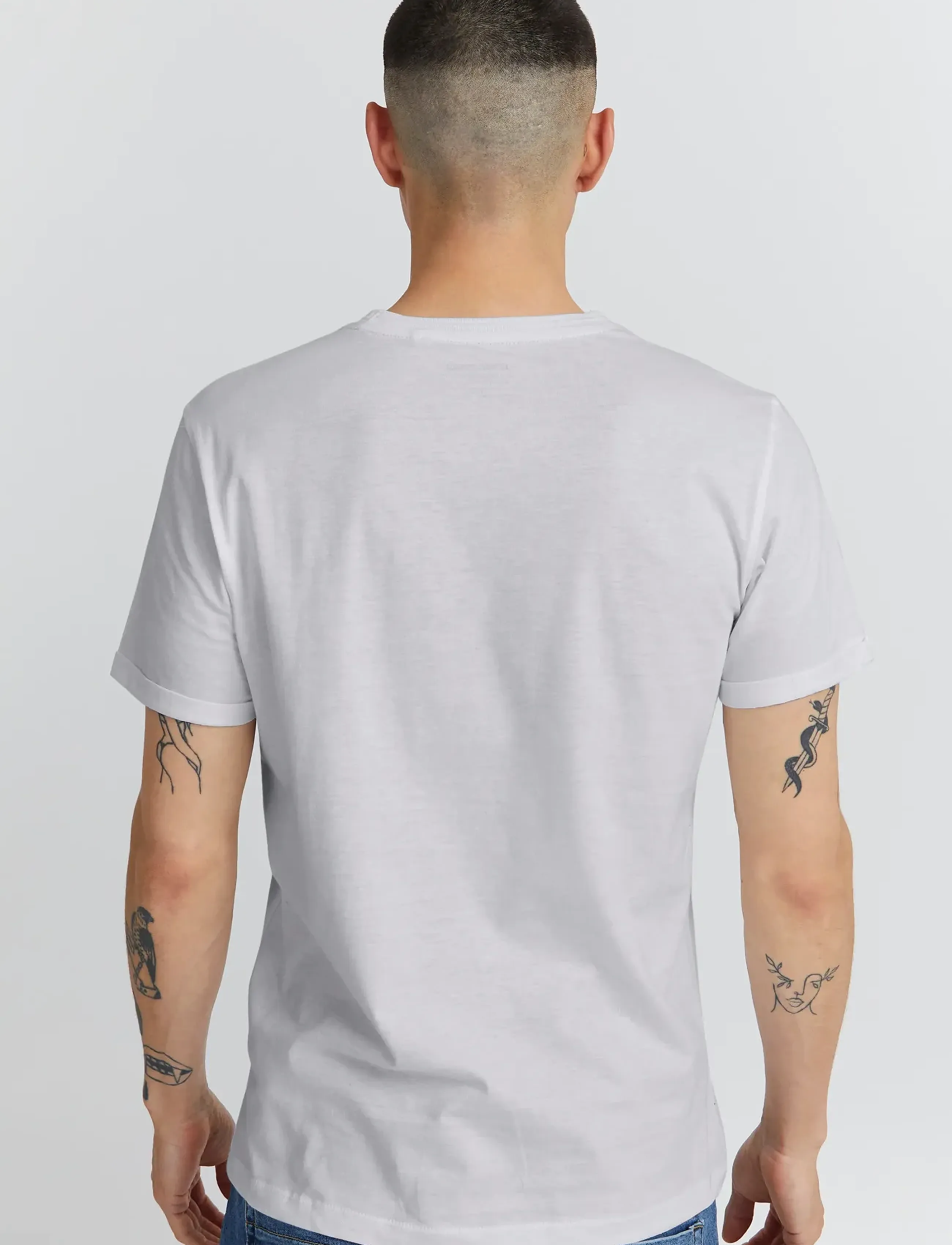 Blend - BHNASIR TEE NOOS - krótki rękaw - bright white - 3