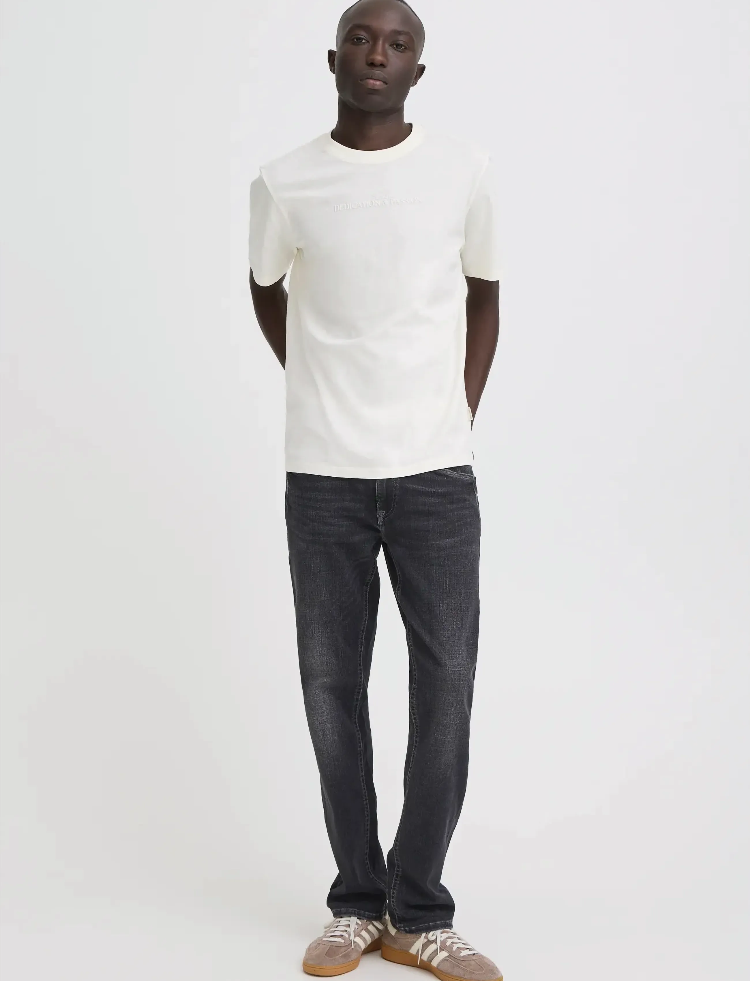 Blend BHTWISTER2391 SLIMFIT MULTIF. - Kollektionen - DENIM GREY / blue