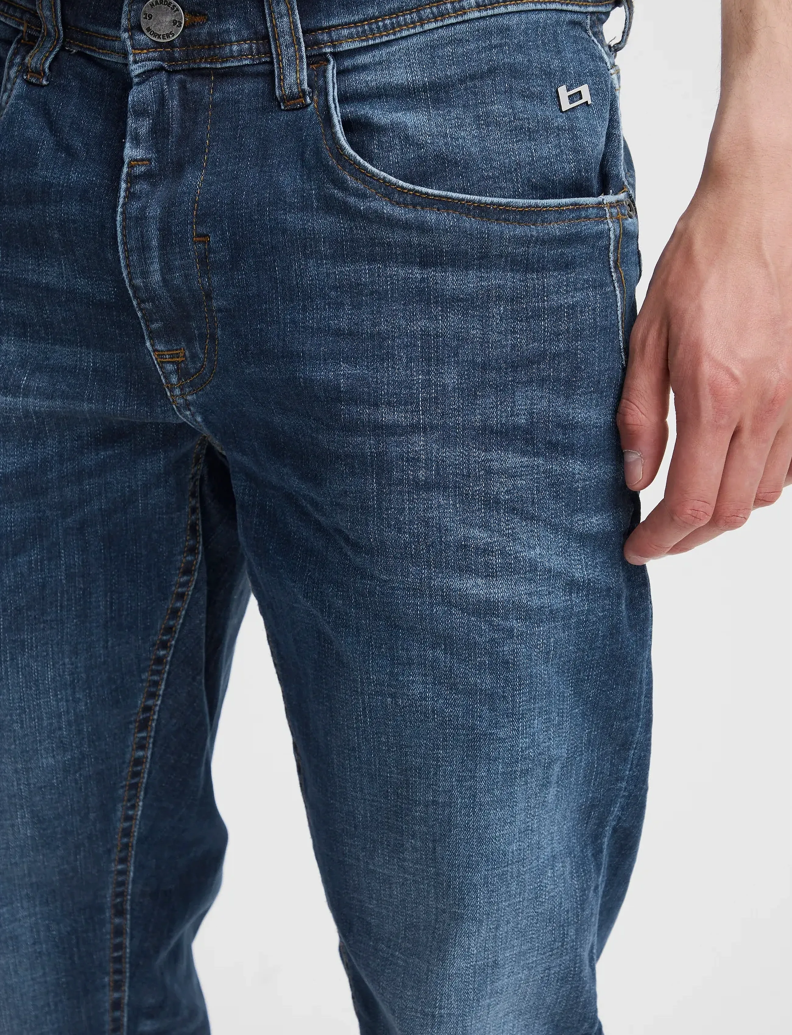 Blend - BHTWISTER2391 SLIMFIT MULTIF. - slim jeans - denim middle blue - 5