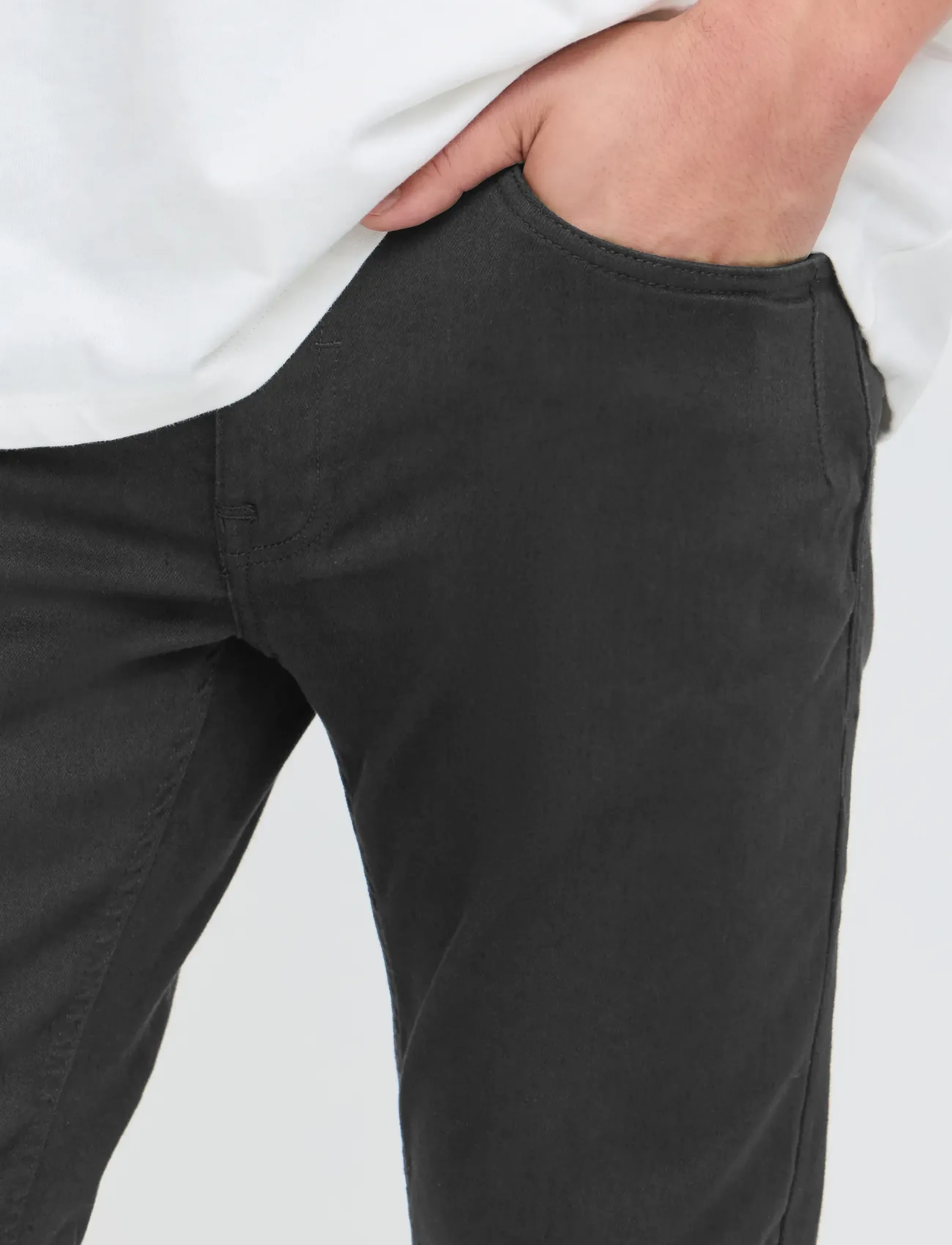Blend - BHTWISTER2391 SLIMFIT MULTIF. - hosen & jeans - denim unwashed black - 5