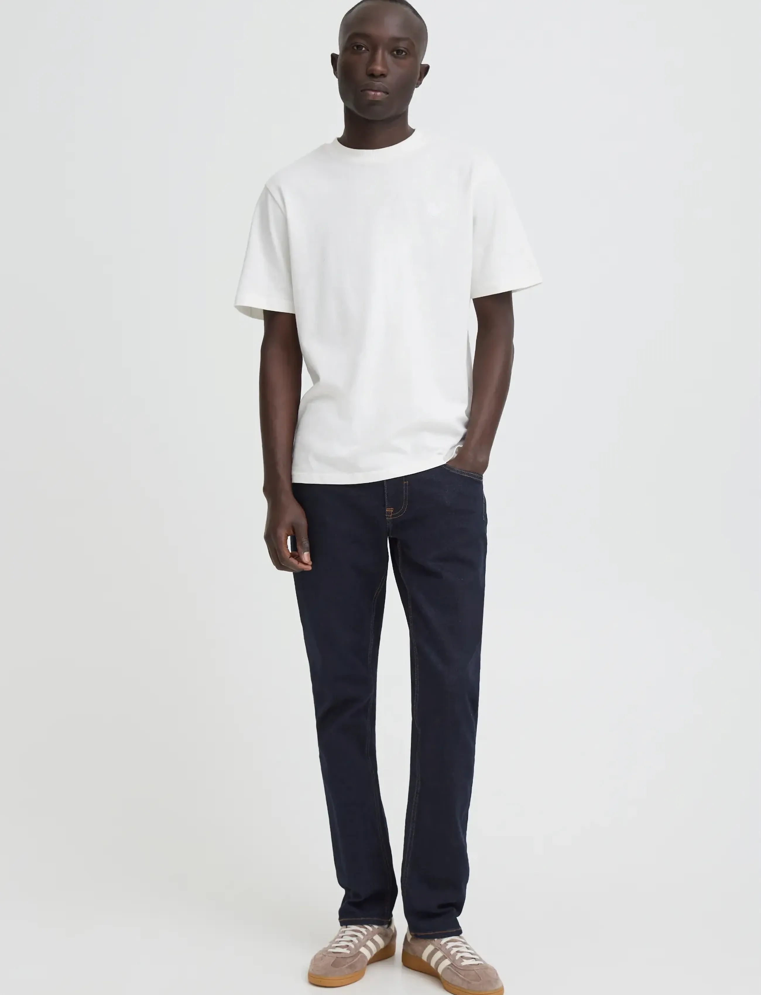 Blend - BHTWISTER2391 SLIMFIT MULTIF. - bukser & jeans - denim unwashed blue - 0