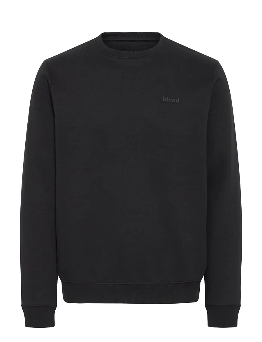 Blend - BHDOWNTON CREWNECK - sweatshirts - black - 1