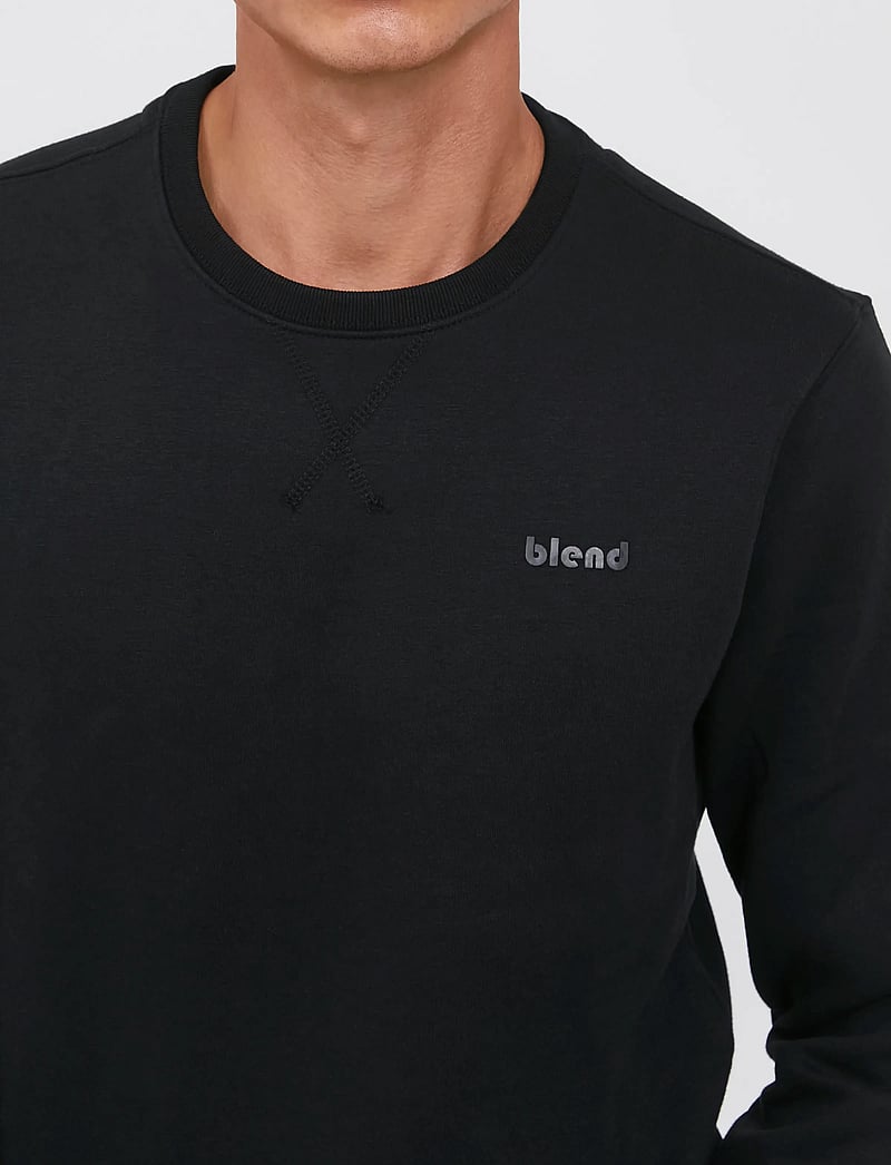 Blend - BHDOWNTON CREW NECK SWEAT NOOS - kollektioner - black - 5