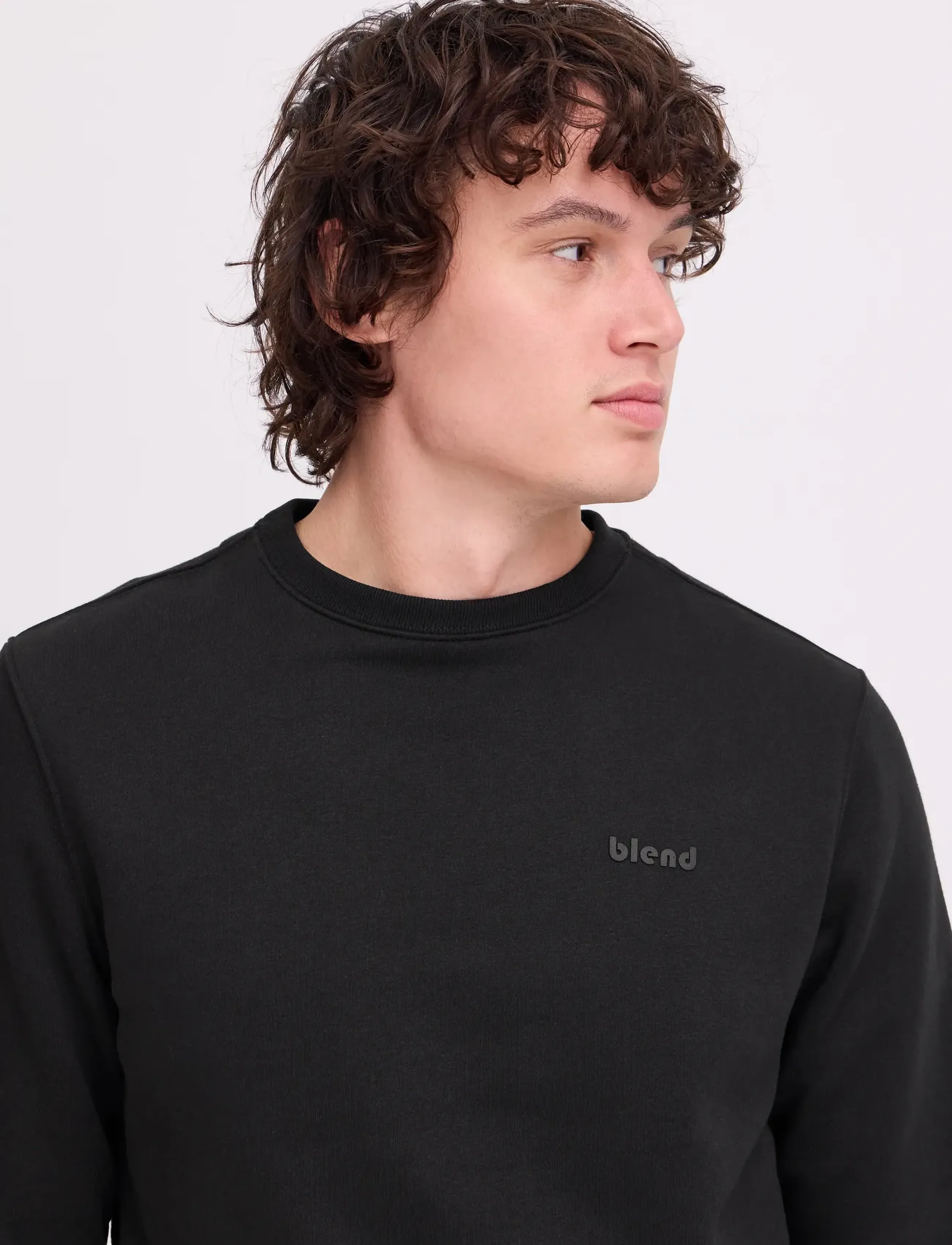Blend - BHDOWNTON CREWNECK - sweatshirts - black - 5