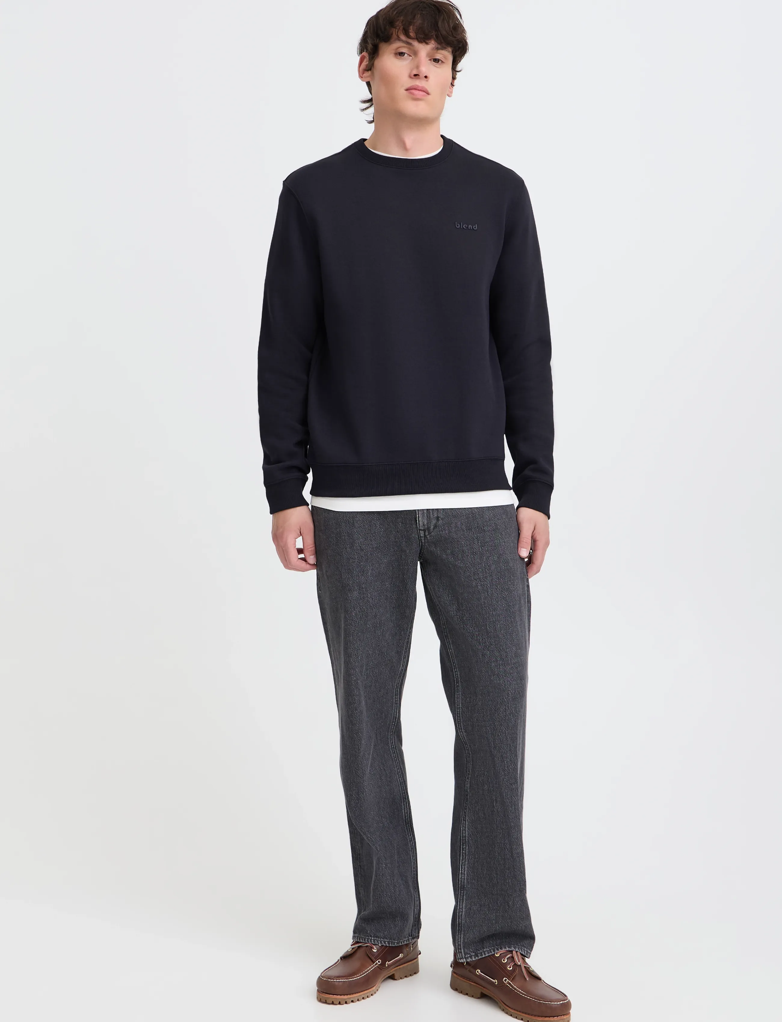 Blend BHDOWNTON CREWNECK - Sweatshirts - DARK NAVY / navy