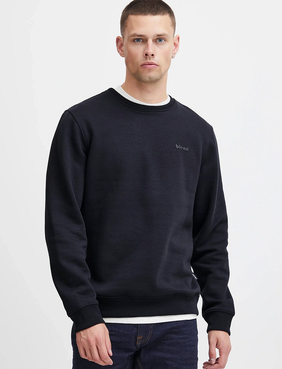 Blend - BHDOWNTON CREWNECK - kollektioner - dark navy - 5