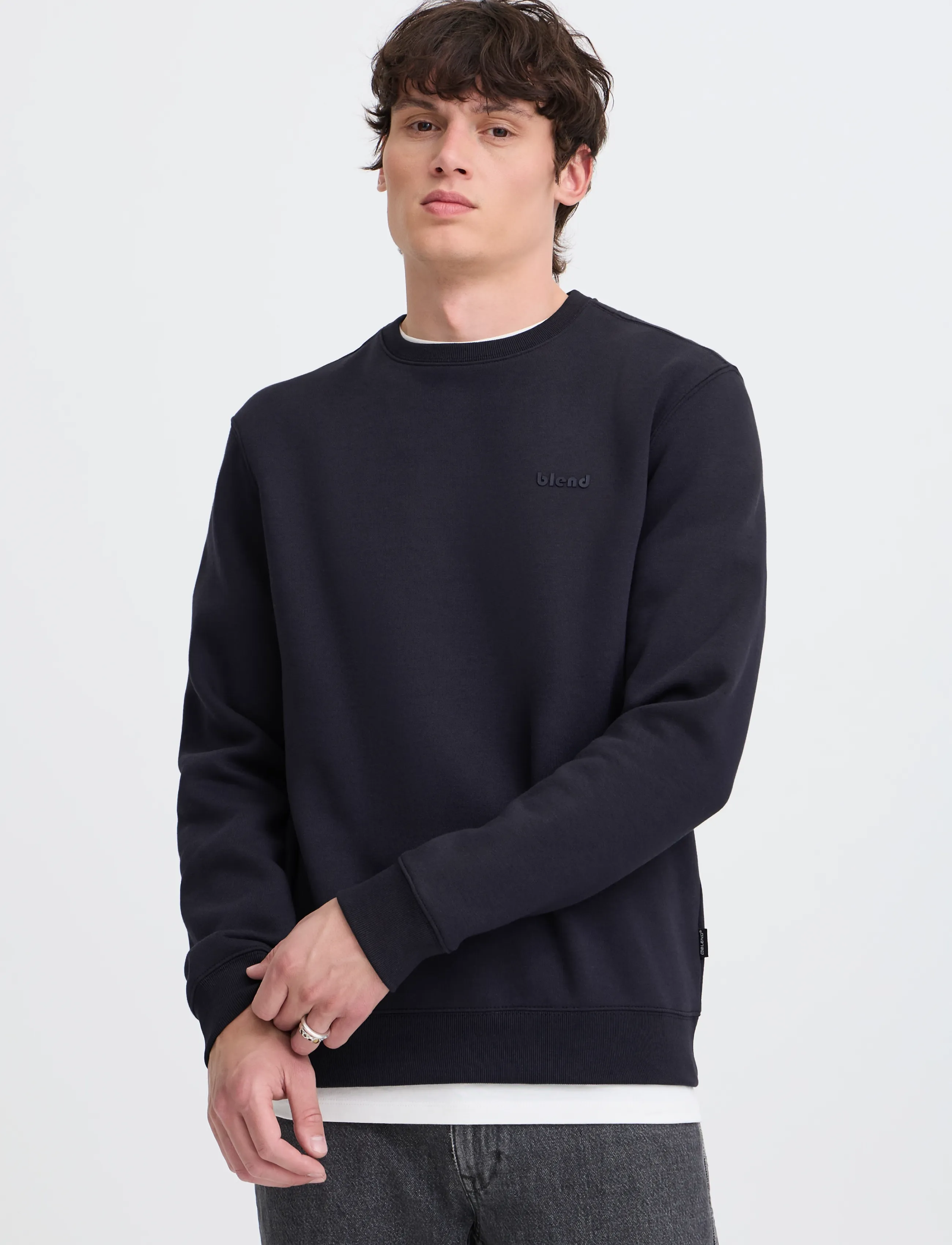 BLEND Bhdownton Crewneck sweatshirts herr – bild 5
