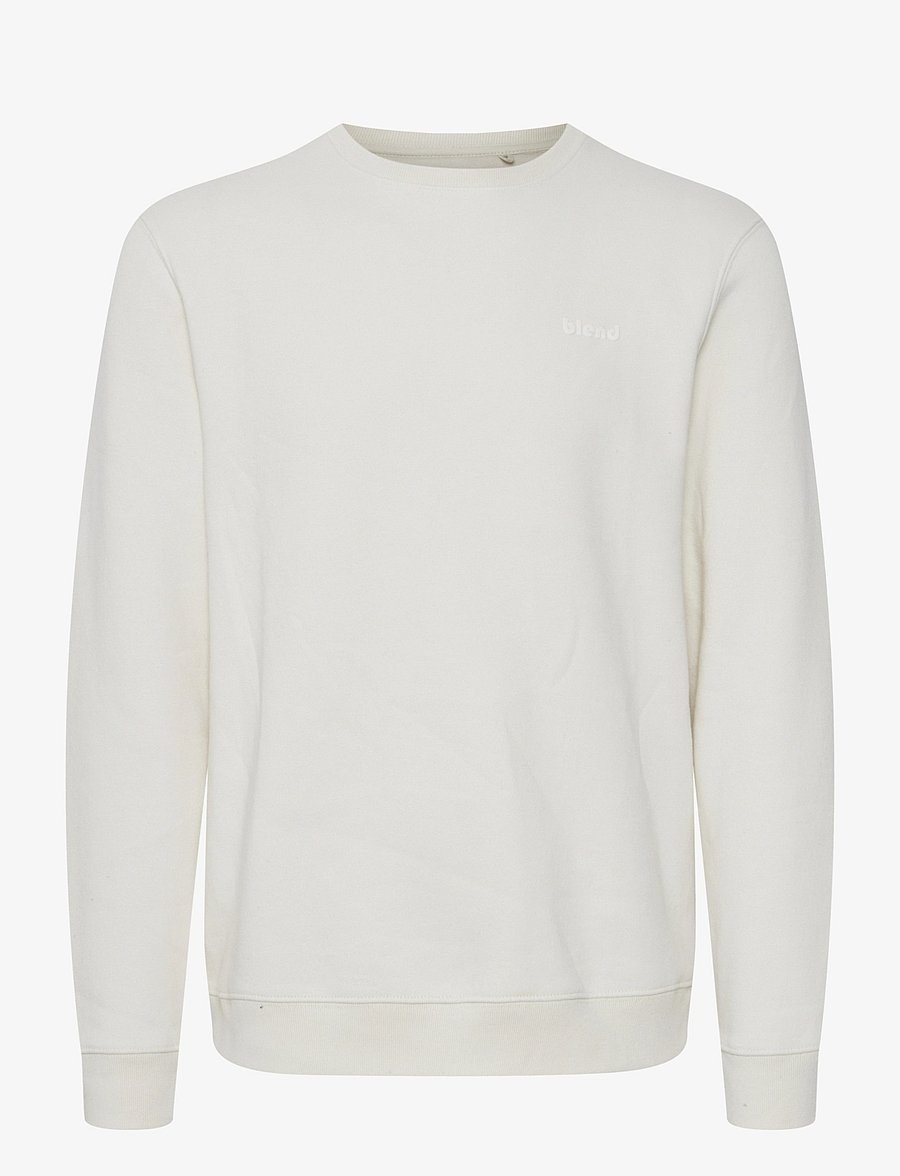 Blend - BHDOWNTON CREWNECK - collegepaidat - egret - 0