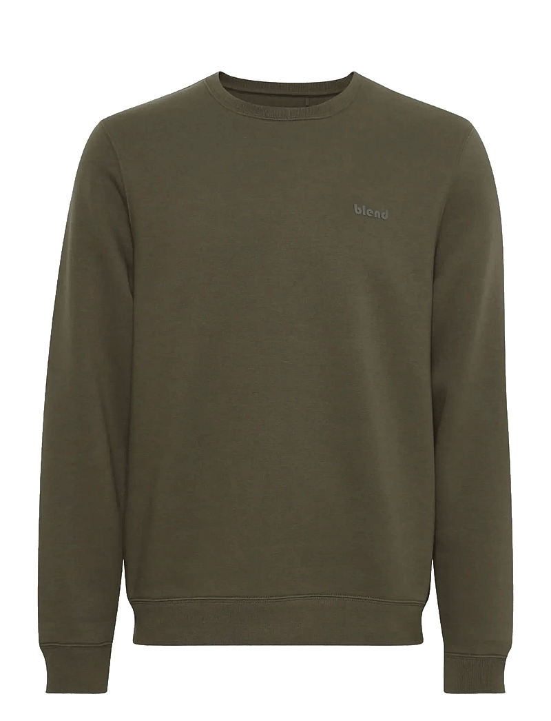 Blend - BHDOWNTON CREW NECK SWEAT NOOS - kollektioner - forest night - 0