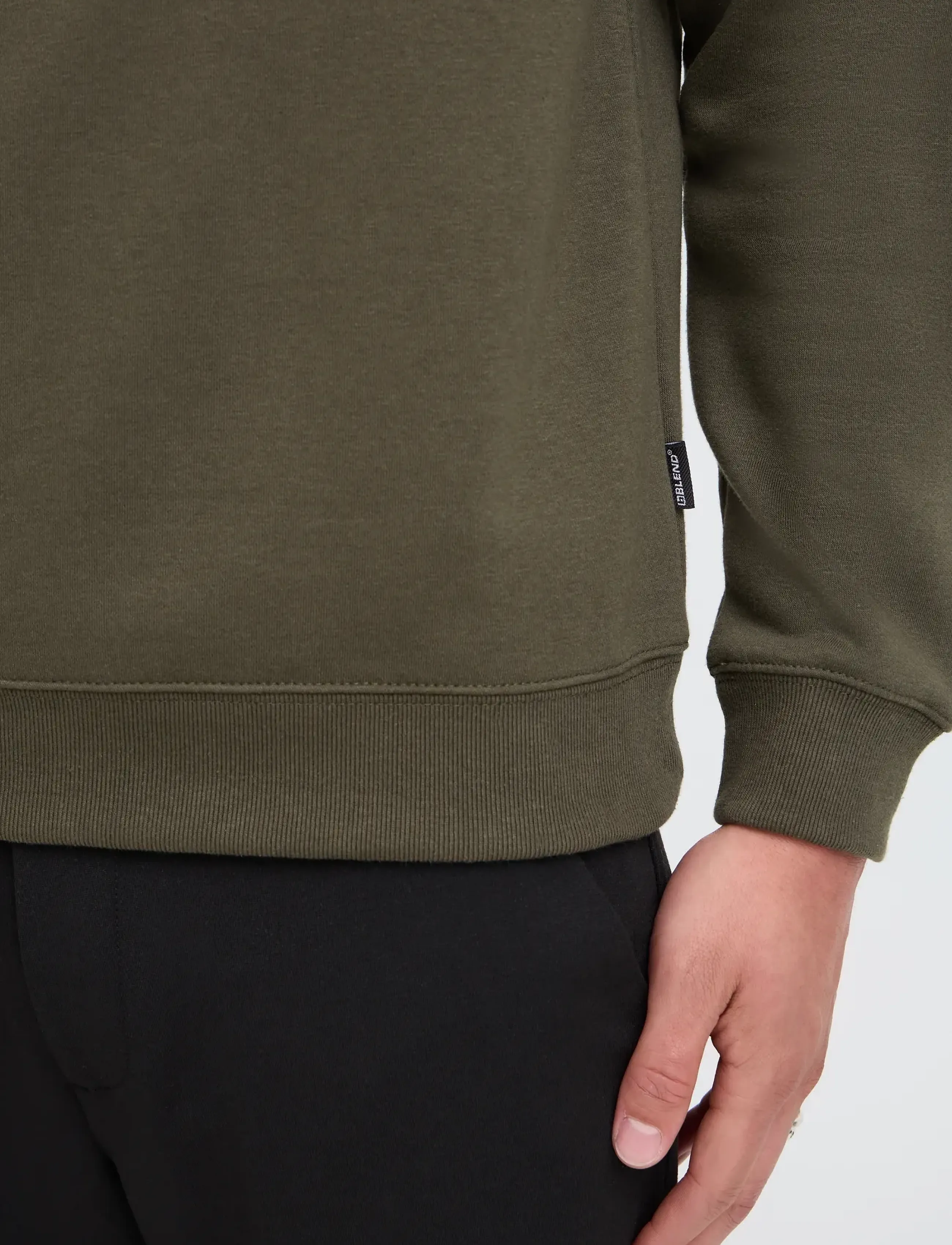 Blend BHDOWNTON CREWNECK - Sweatshirts - FOREST NIGHT / khaki/green