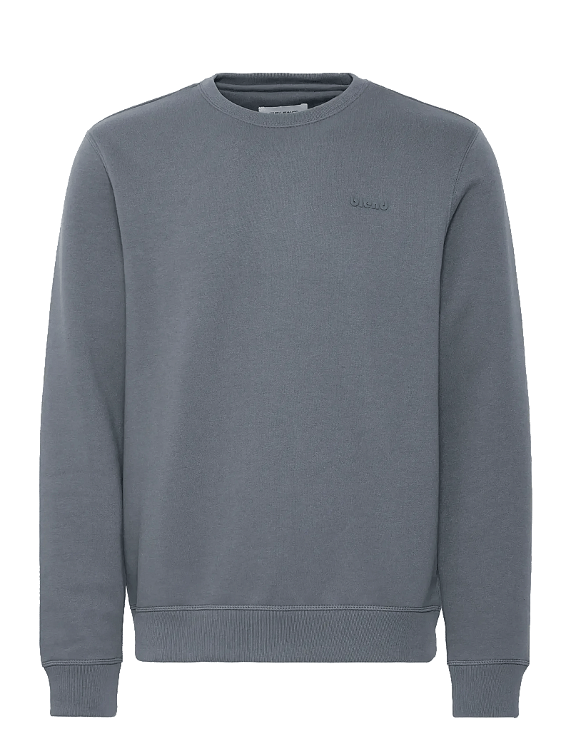 Blend - BHDOWNTON CREW NECK SWEAT NOOS - kollektioner - iron gate - 1