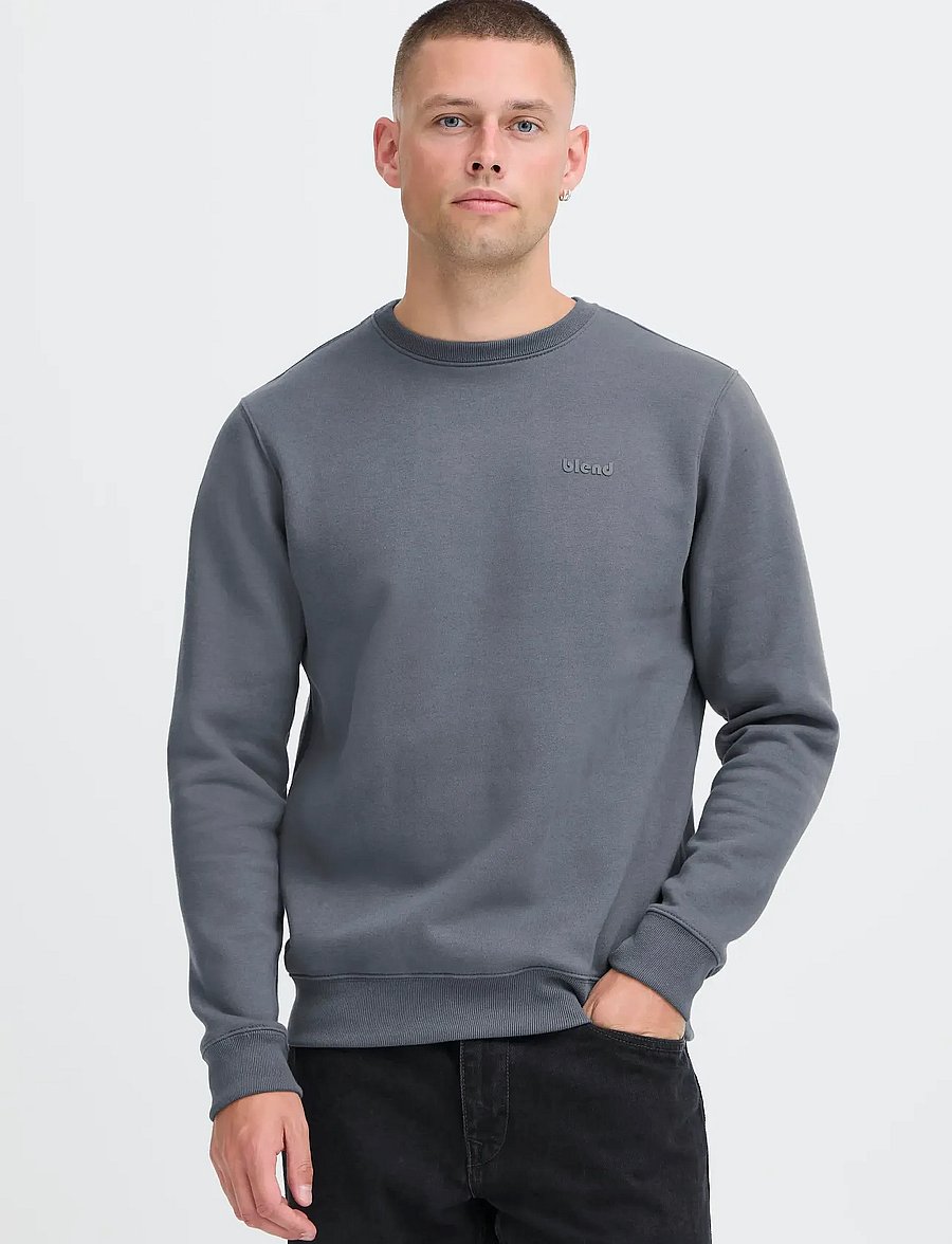Blend - BHDOWNTON CREWNECK - kollektionen - iron gate - 3