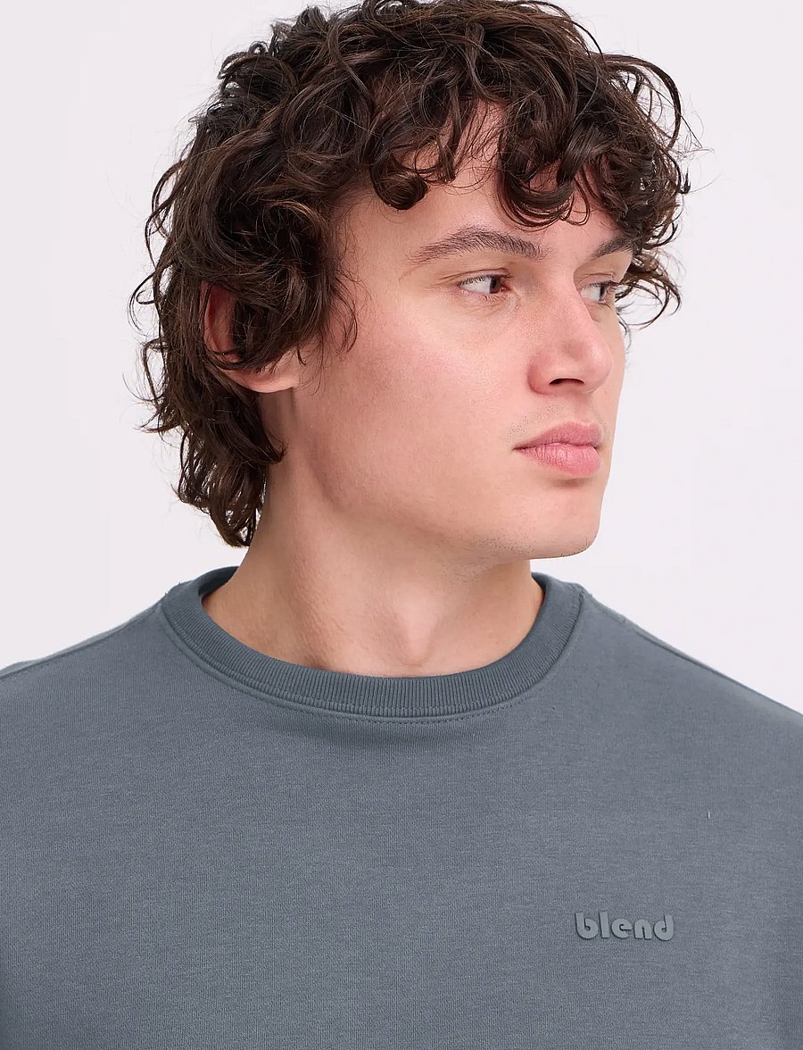 Blend - BHDOWNTON CREWNECK - kollektioner - iron gate - 4