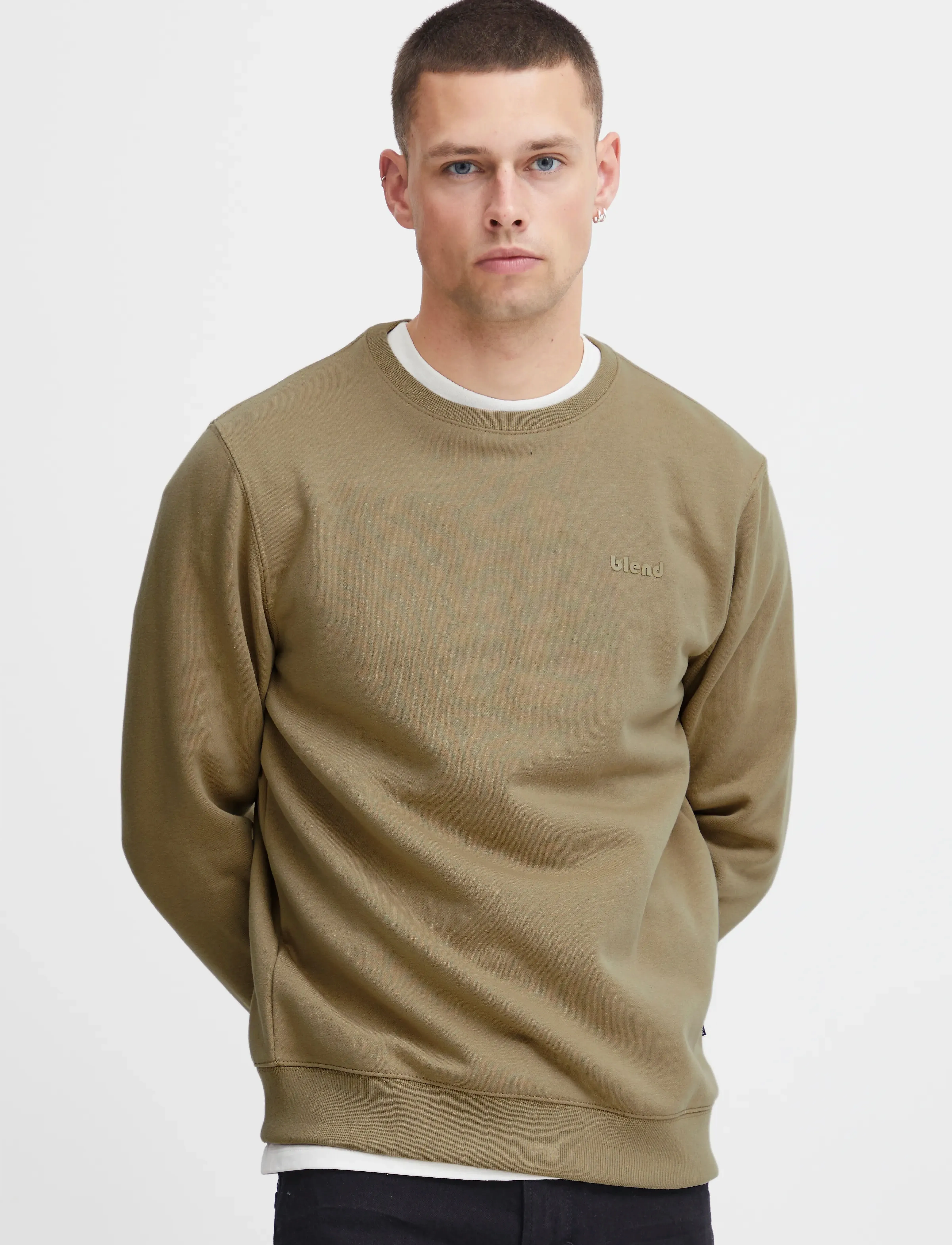 Blend - BHDOWNTON CREWNECK - kollektionen - lead gray - 4