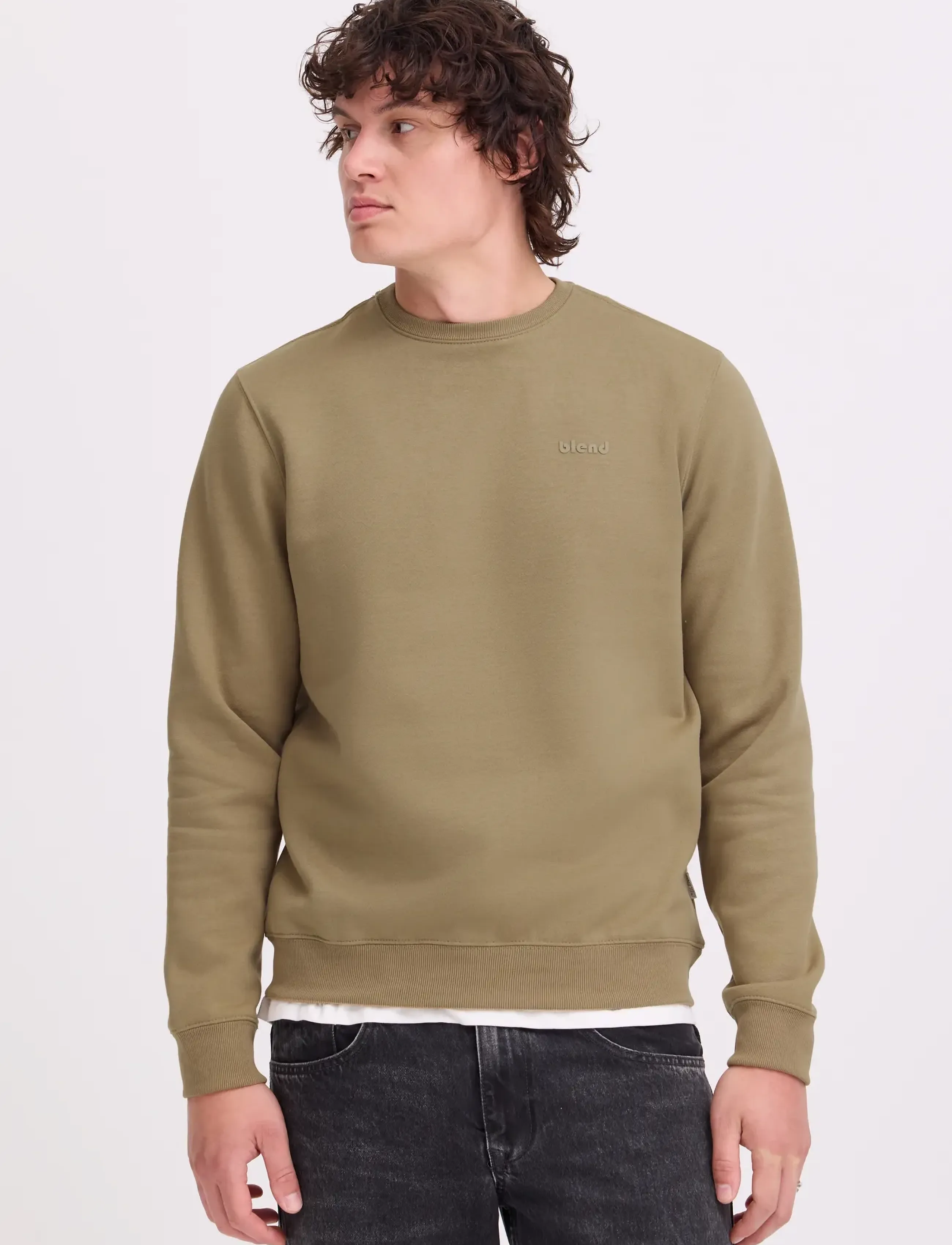 BLEND Bhdownton Crewneck sweatshirts herr – bild 5