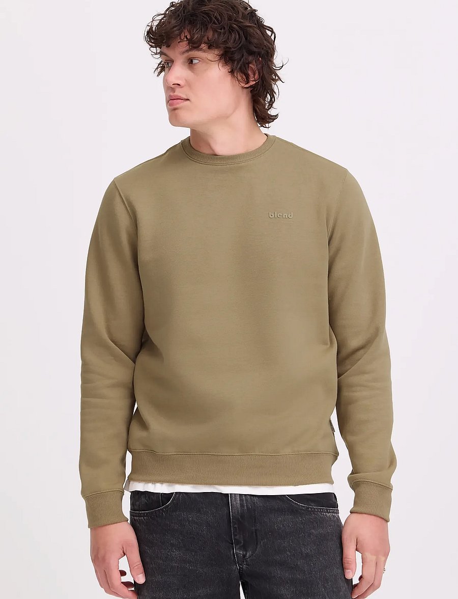 Blend - BHDOWNTON CREWNECK - sweatshirts - lead gray - 5