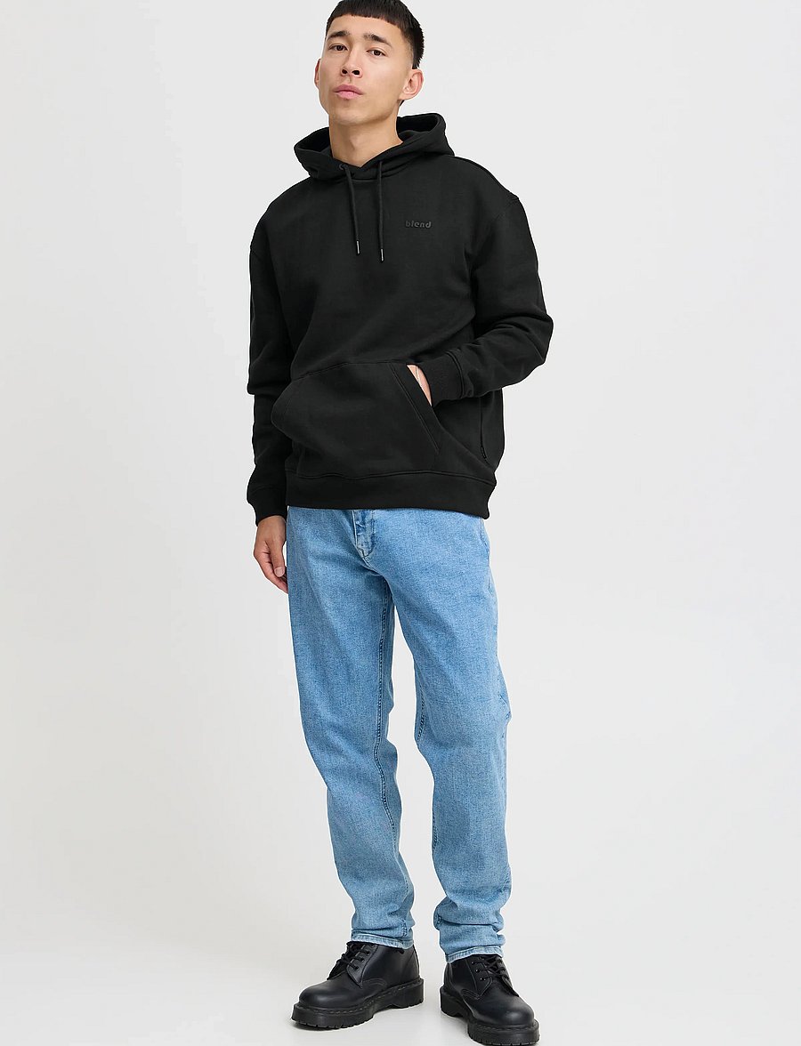 Blend - BHDOWNTON HOOD SWEAT - kapuzenpullover - black - 0