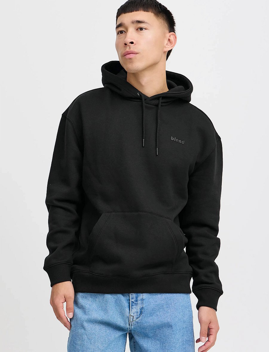 Blend - BHDOWNTON HOOD SWEAT - kapuzenpullover - black - 4