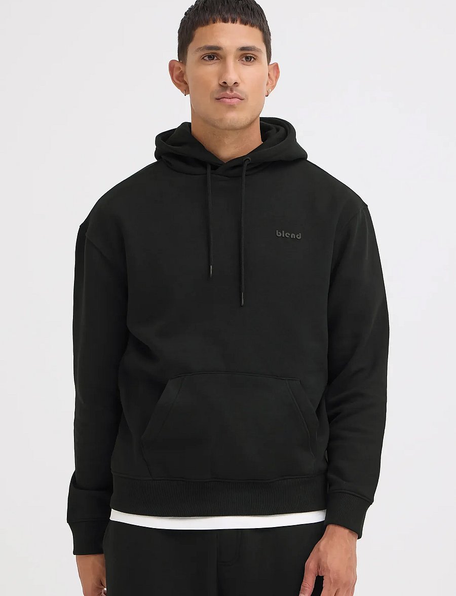 Blend - BHDOWNTON HOOD SWEAT - kapuzenpullover - black - 5